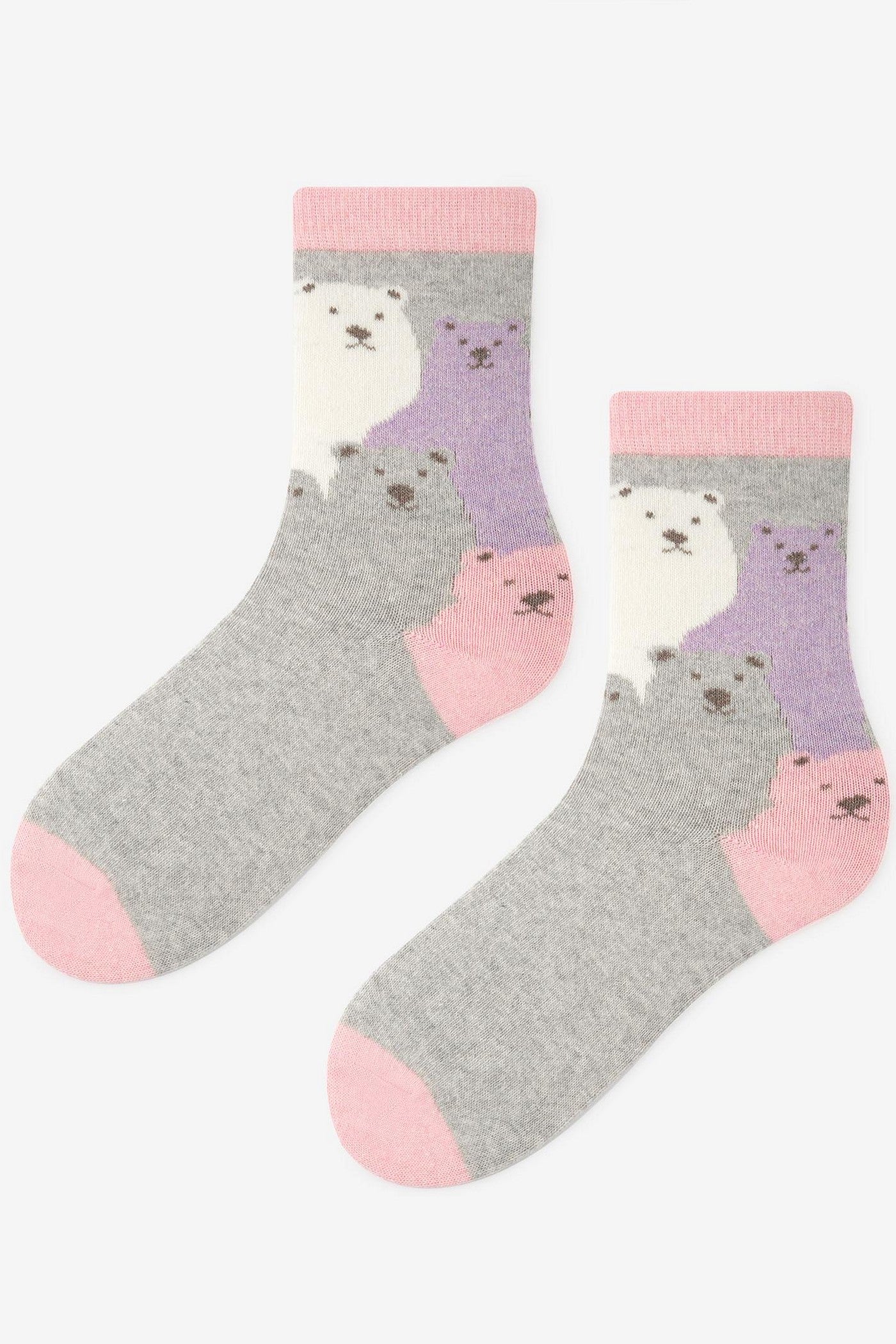 Ангоровые носки D34 No Terry pink