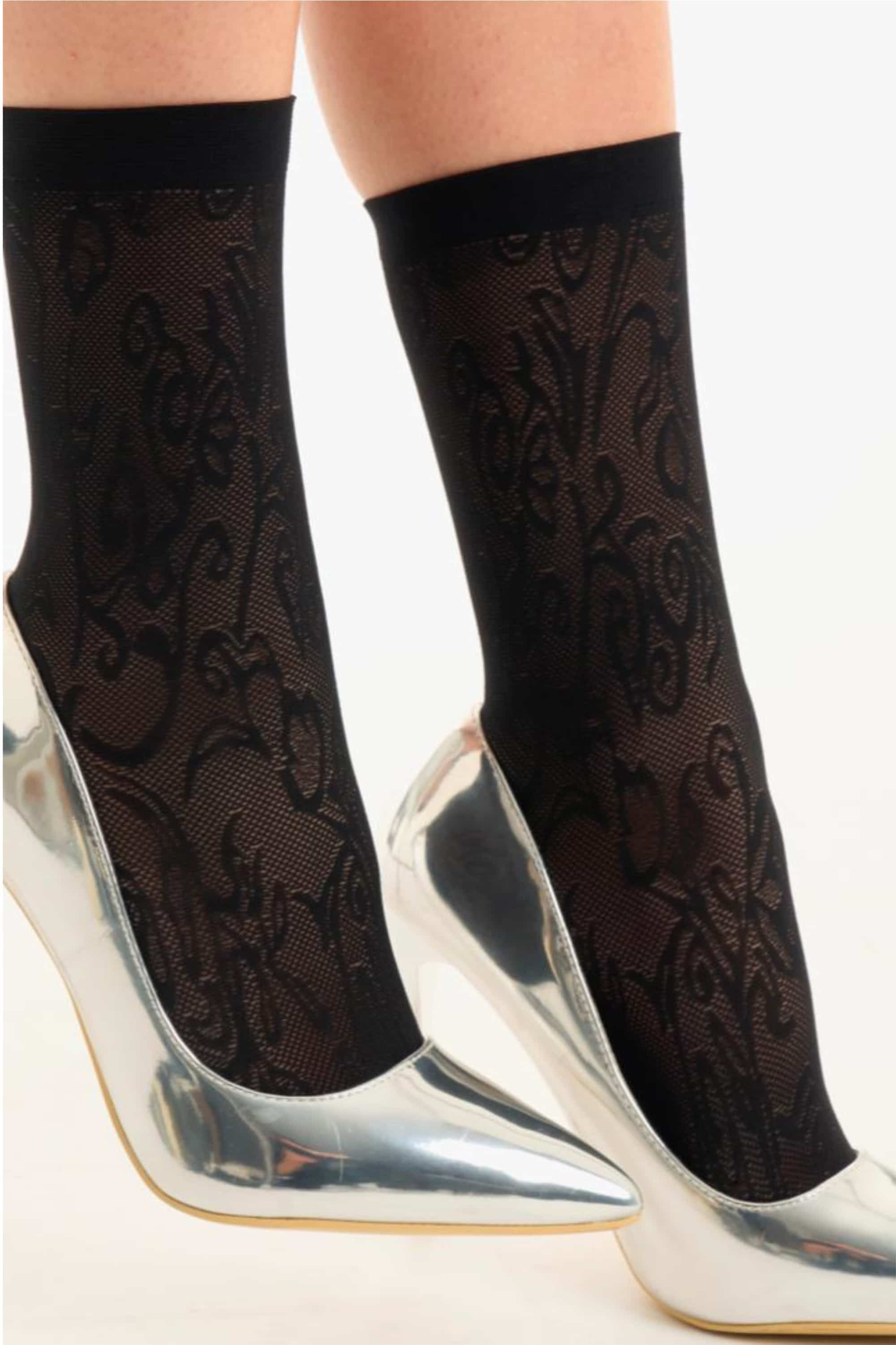 Шкарпетки з візерунком C4230 Jaq Micro 50d