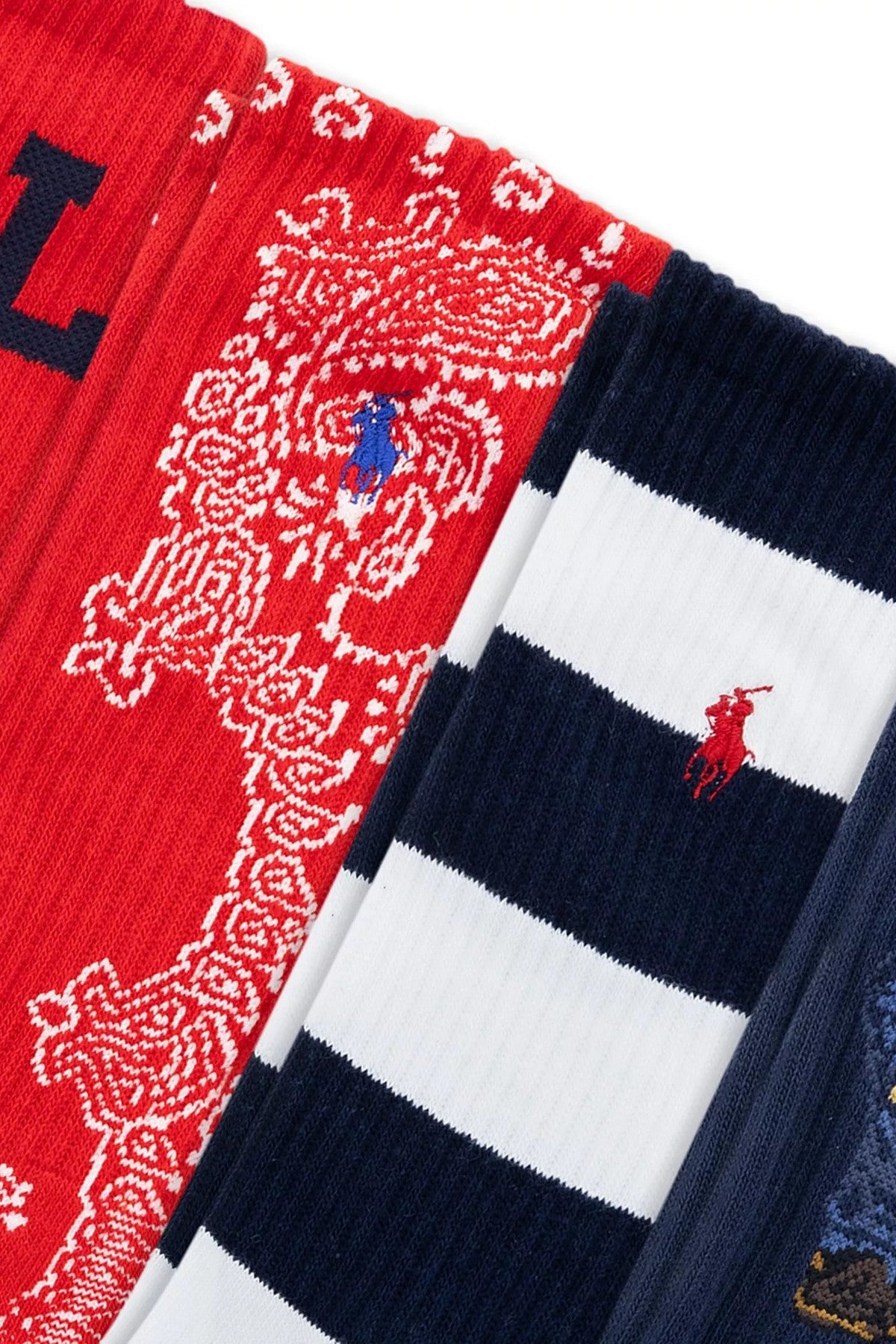 Чоловічі високі носки 189923175 (3 пари) multi Ralph Lauren