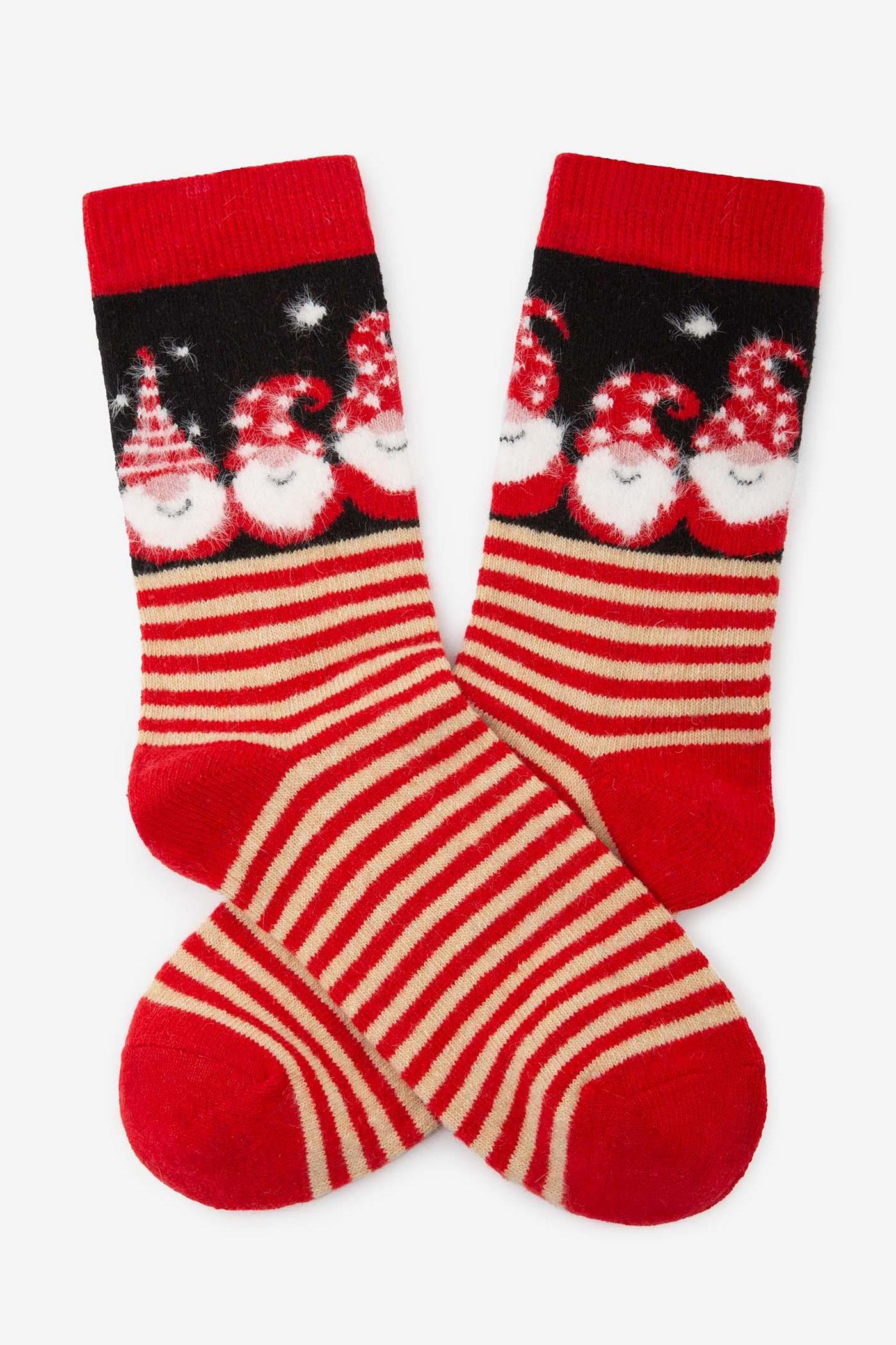 Носки с новогодним принтом D33 Angora Women No Terry