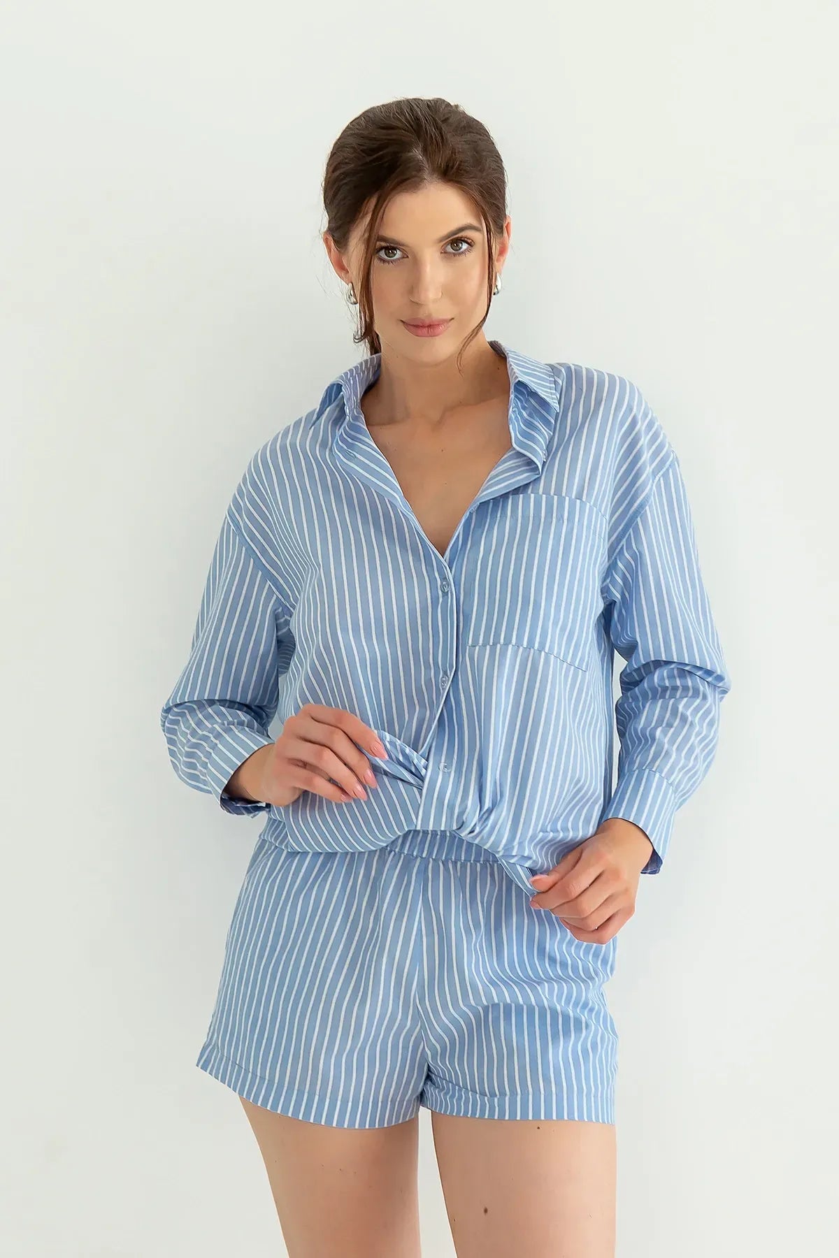 Хлопковые шорты Blue HL0068-04-08