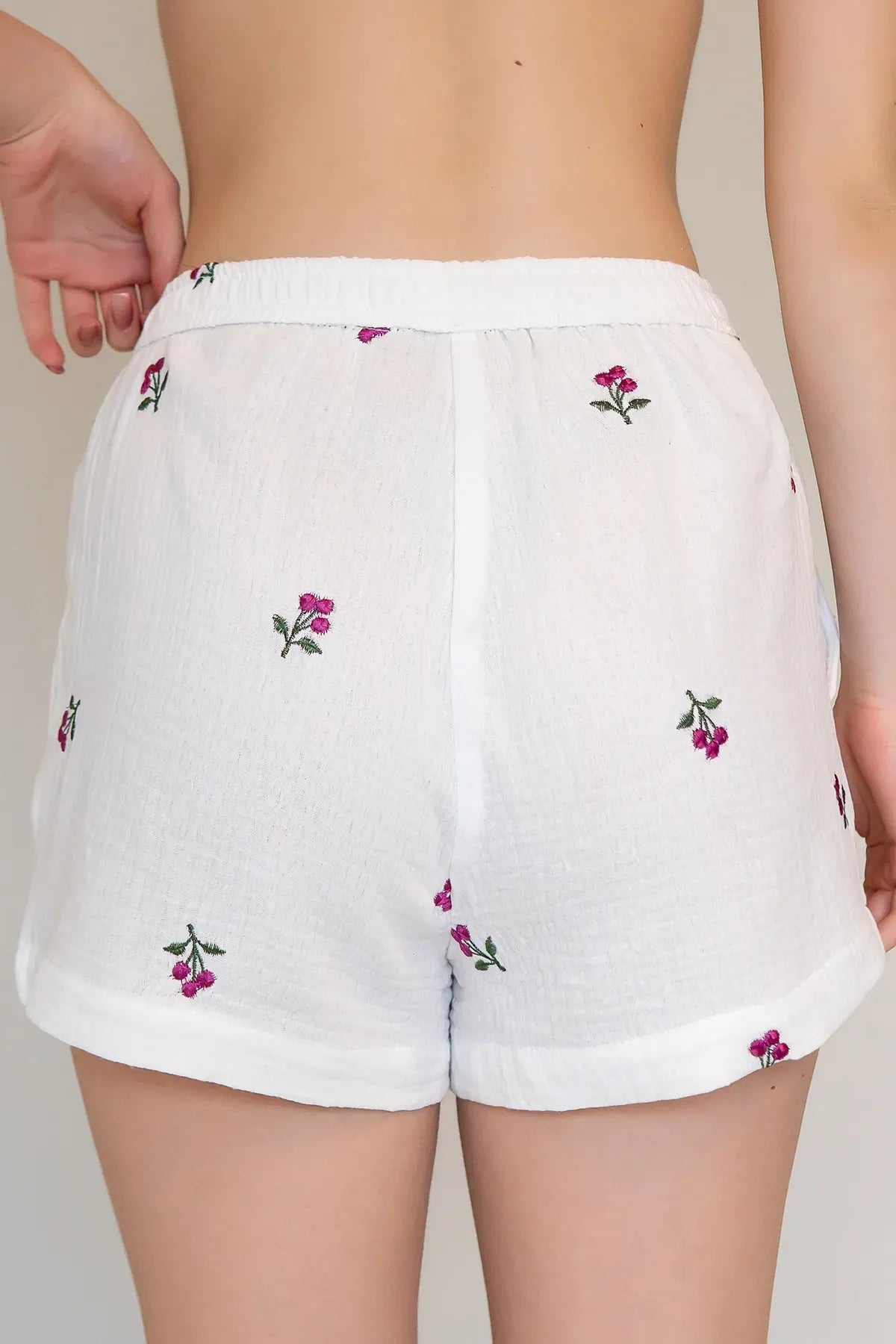 Пижамные шорты из муслина Blueberry ML0068-39-08