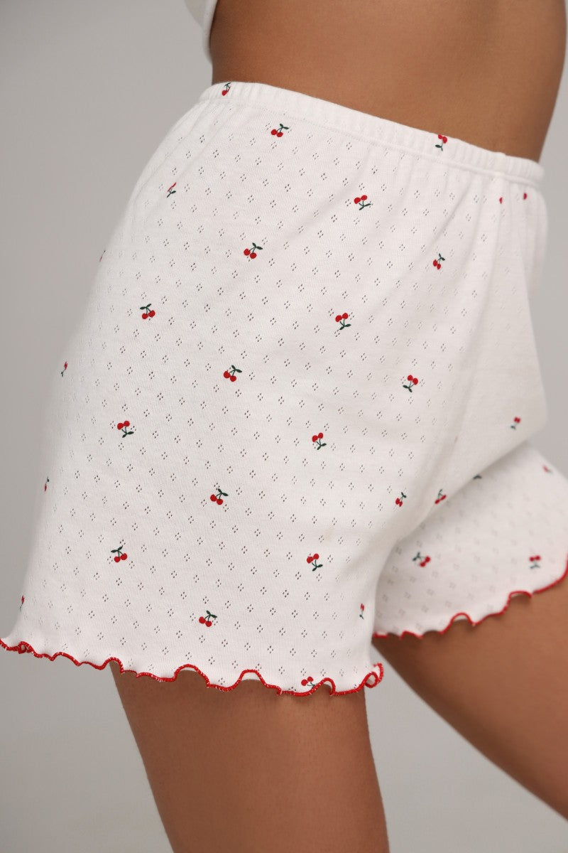 Пижамные шорты MY cherry 26014 white