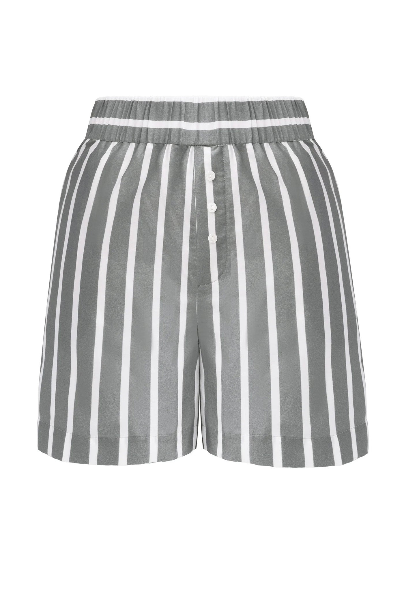 Хлопковые шорты 251204-05 Strapped Cotton quiet gray