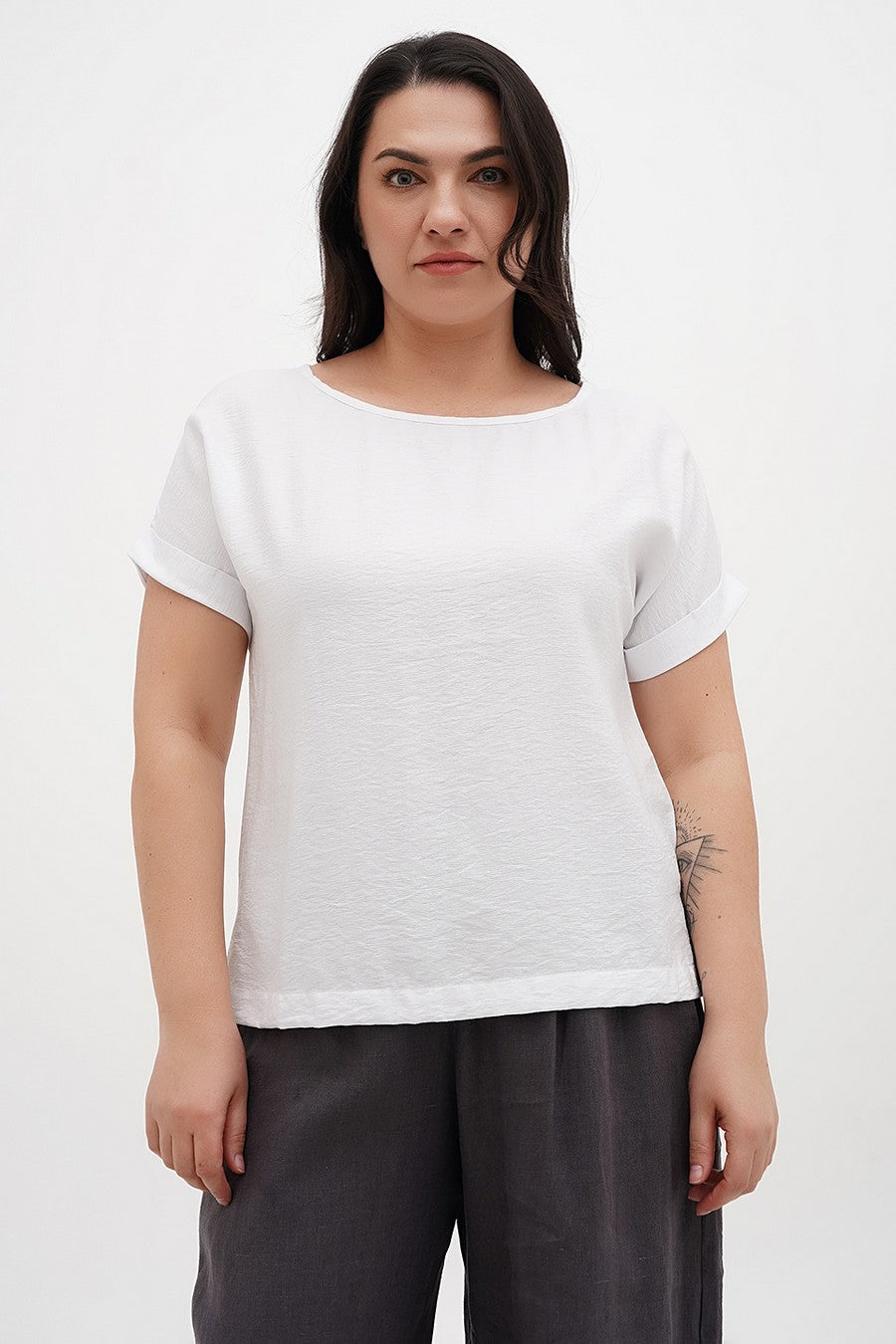 Топ из вискозы 060 white