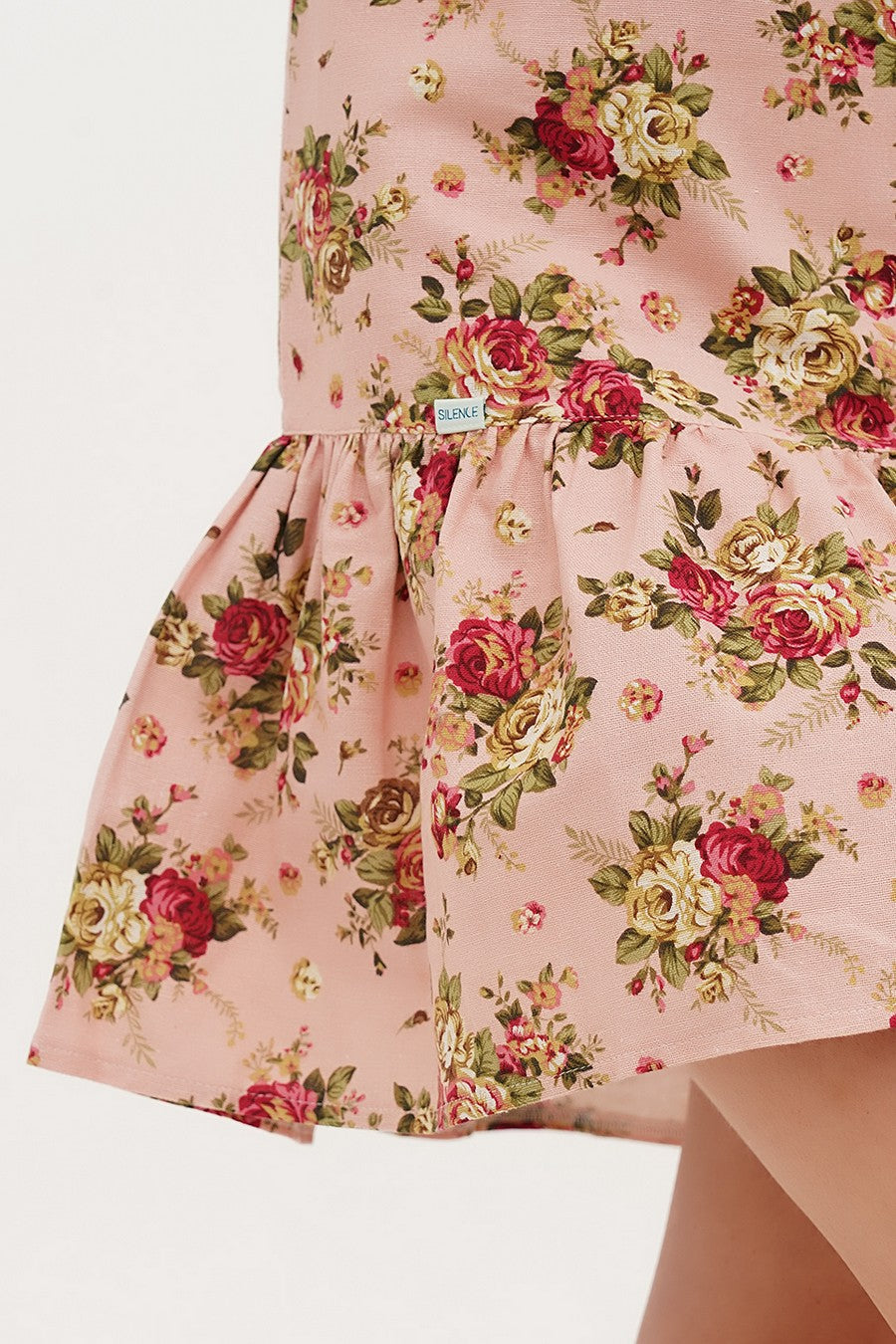 Сукня з квітковим принтом 409 coral flower print