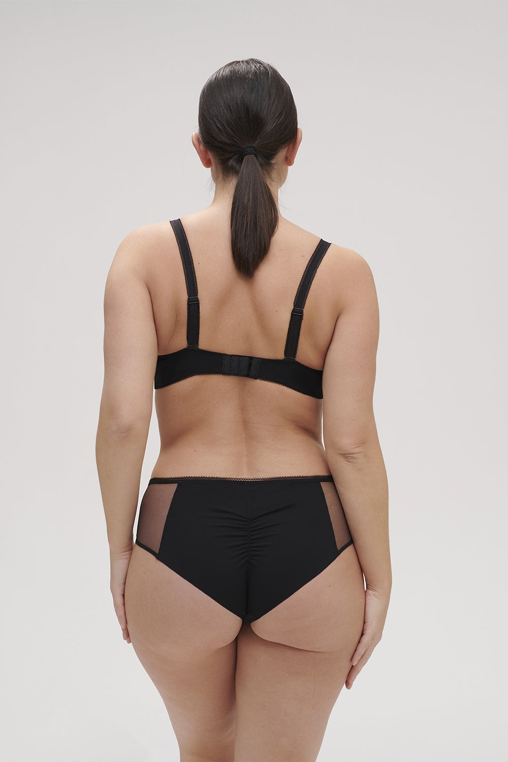 Бюстгальтер из микросетки Amazone 1C2319 black FW23