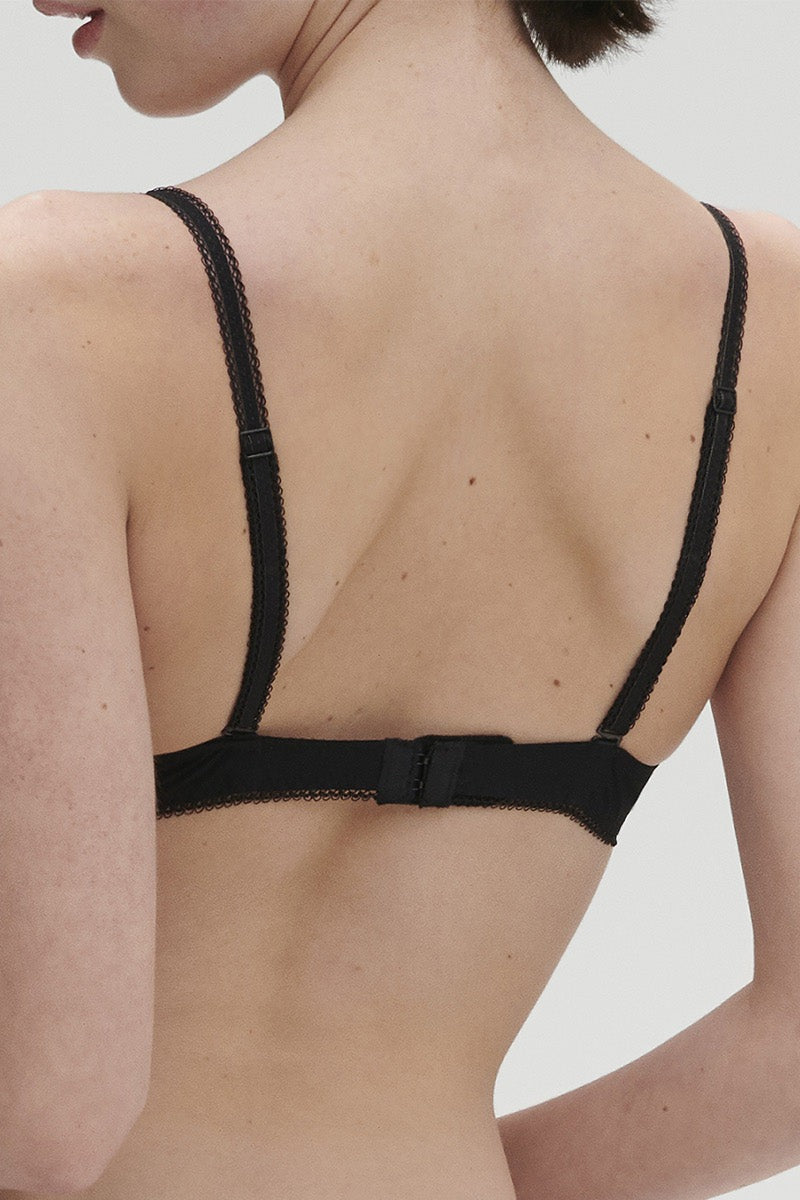 Мягкий бюстгальтер балконет Amazone 1C2330 black FW23