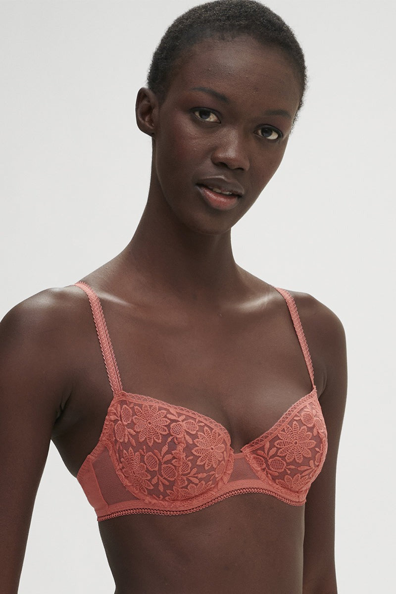 Мягкий бюстгальтер балконет Amazone 1C2330 rose texas FW23