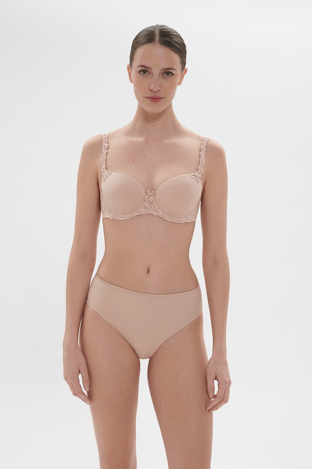 Трусики сліпи з вишивкою Andora 131777 peau rosee