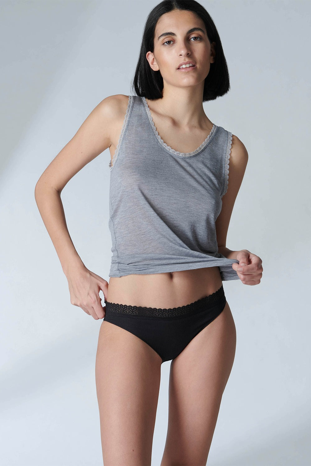 Майка из вискозы Cocooning 17S900 gris chine