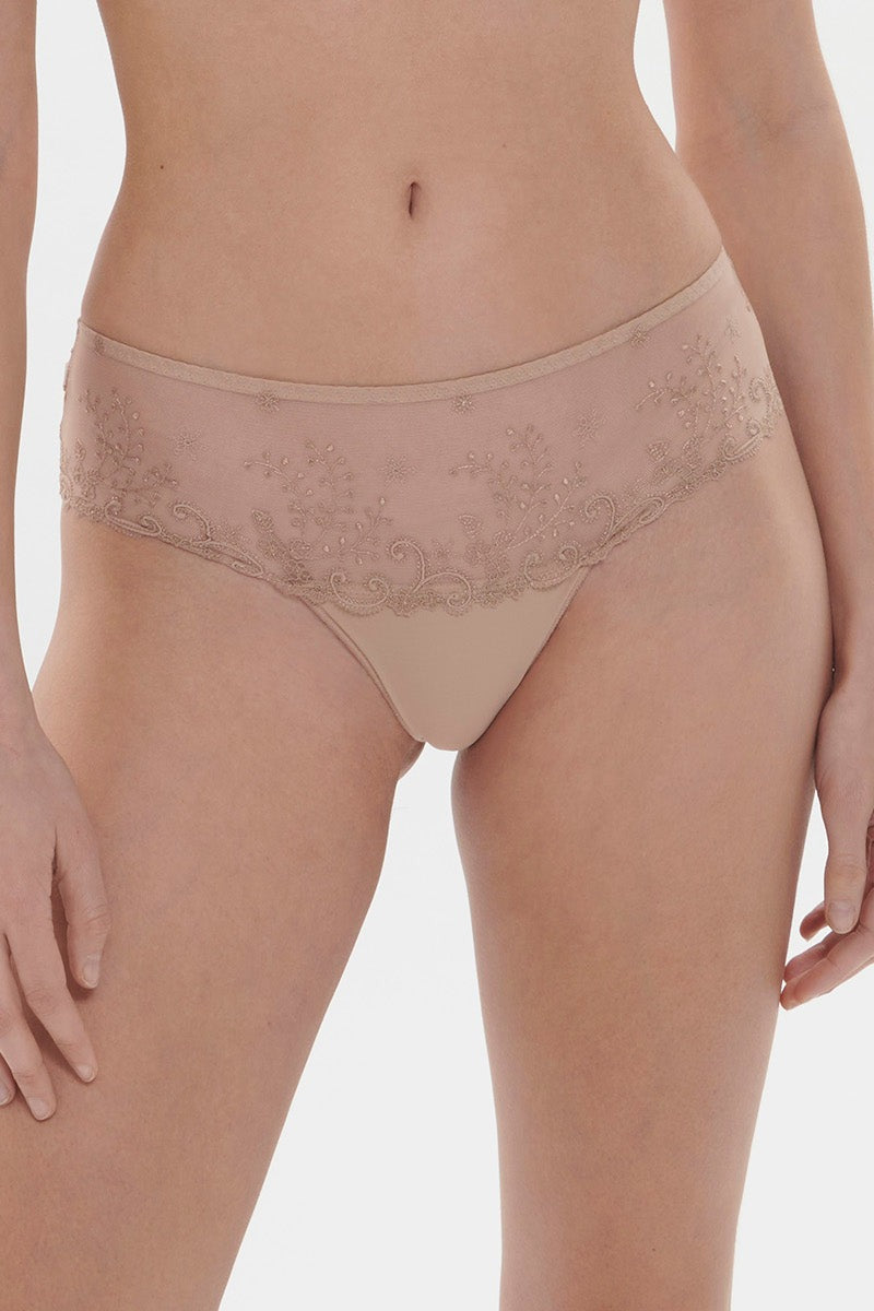 Трусики слип из микросетки Delice 12X630 peau