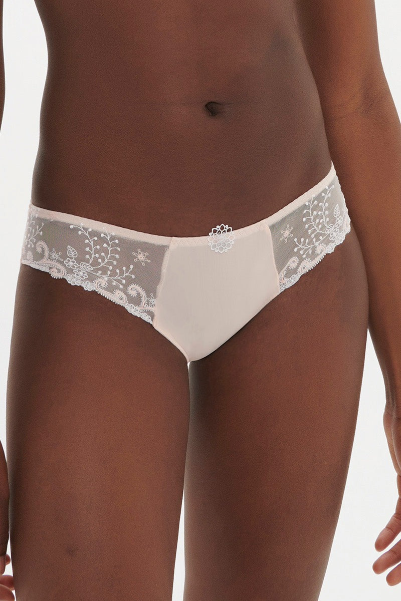 Трусики слип с вышивкой Delice 12X720 blush