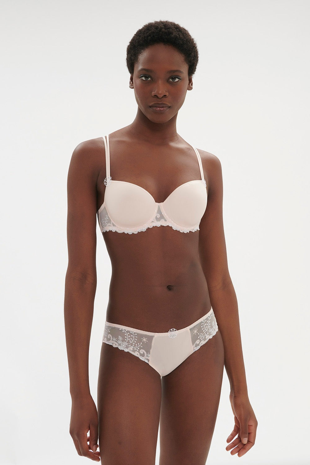 Трусики слип с вышивкой Delice 12X720 blush