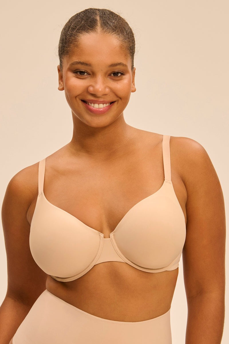 Бесшовный бюстгальтер на косточках Essentiel 13V317 peau rosee