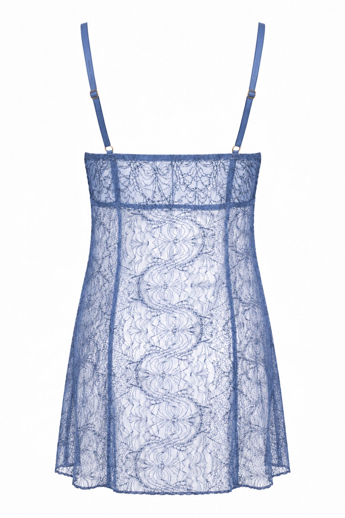 Мереживна сорочка 8187-2311/83 blue Anabel Arto спина