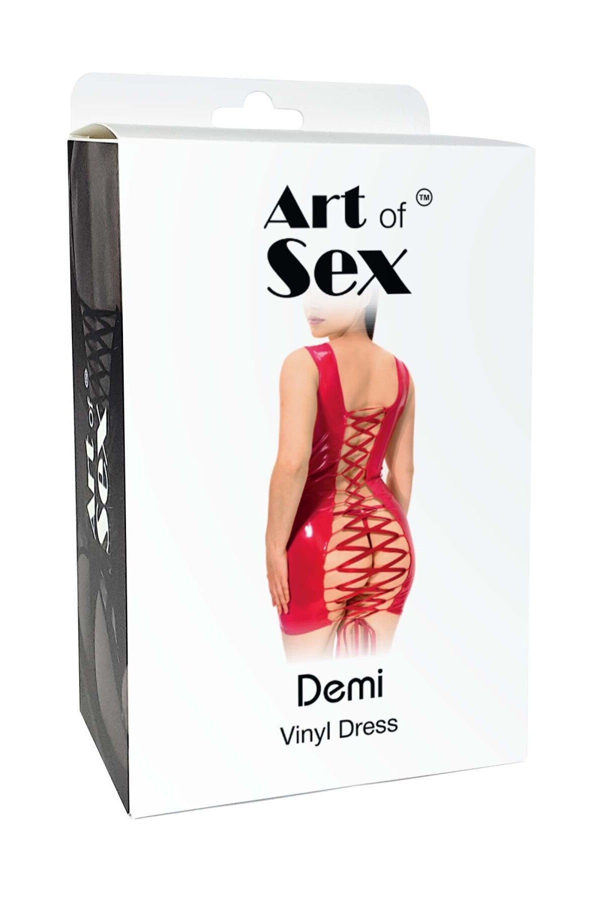 Лакована сукня зі шнурівкою Demi red Art of Sex коробка
