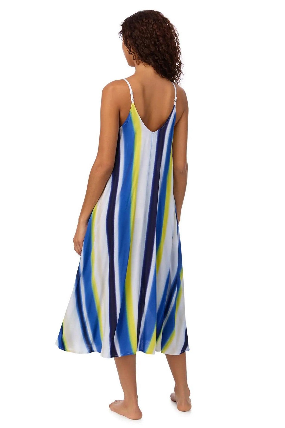 Сорочка из вискозы YI60052 976 multistripes