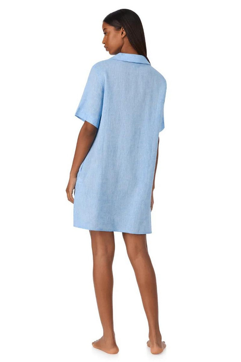 Лляна сорочка YI30054 422 chambray