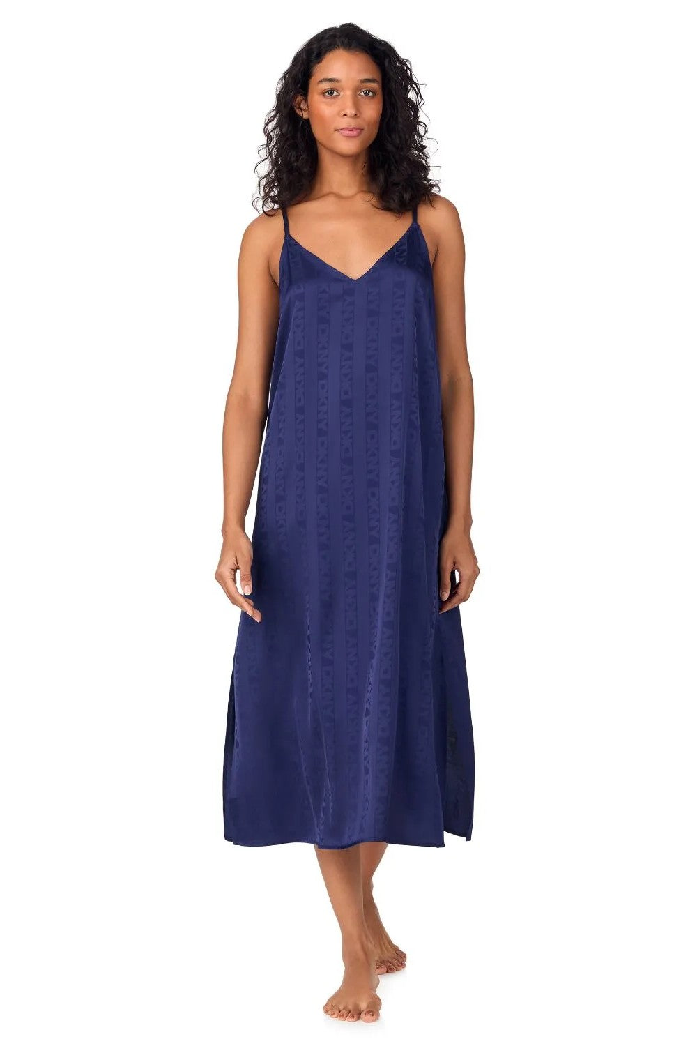 Атласная сорочка YI40081 407 stripe