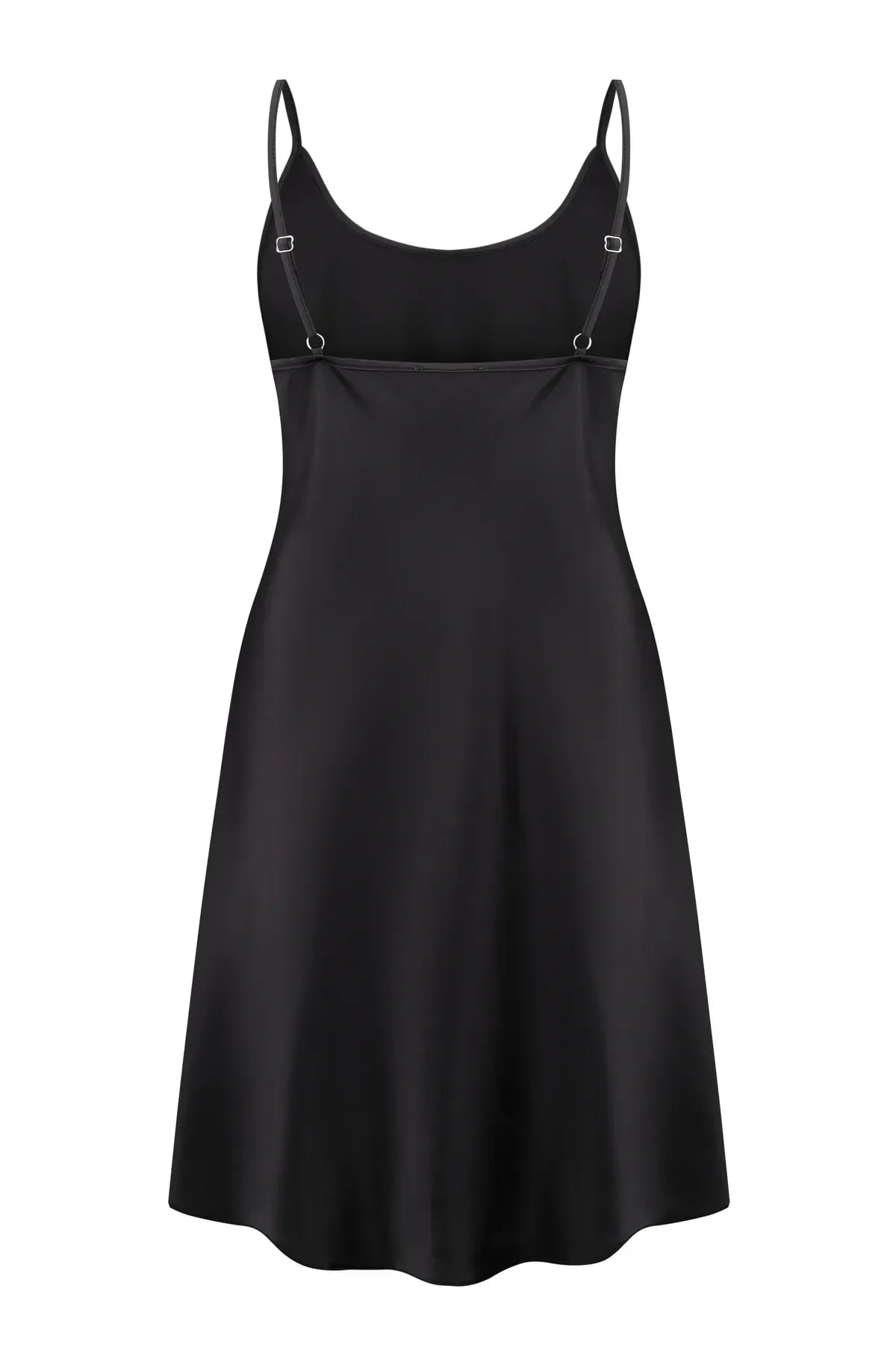 Сорочка из шелксатина S03198 black