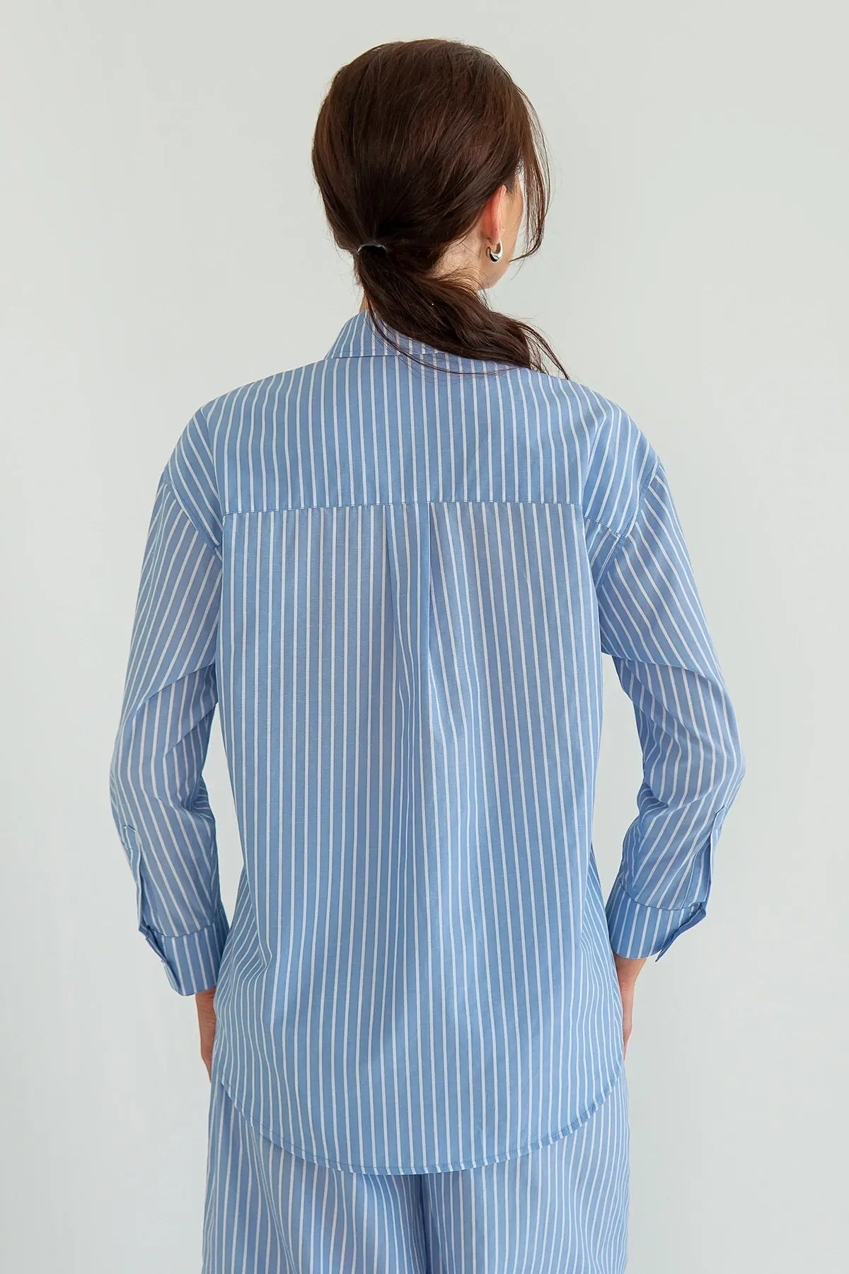 Хлопковая рубашка Blue HL0058-04-60