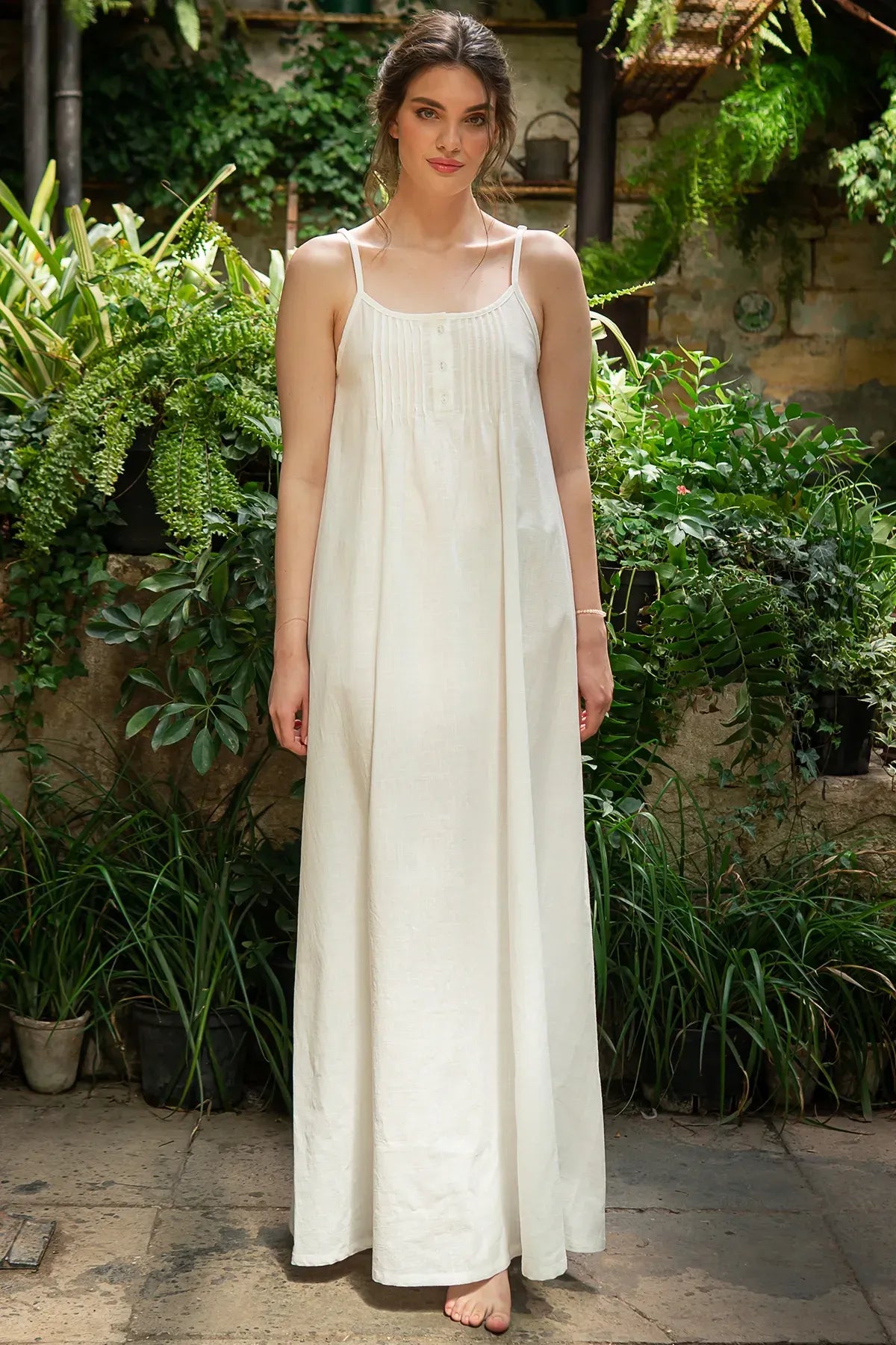 Льняная сорочка Evelyn LN0074-02-02