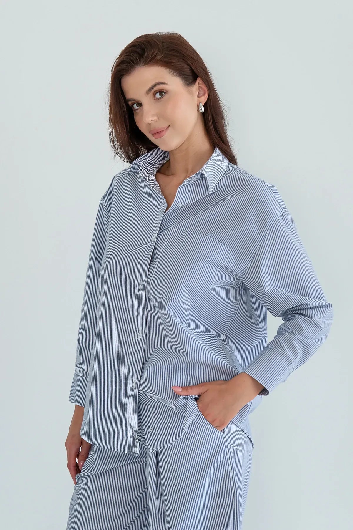 Хлопковая рубашка Seaside HL0058-75-60