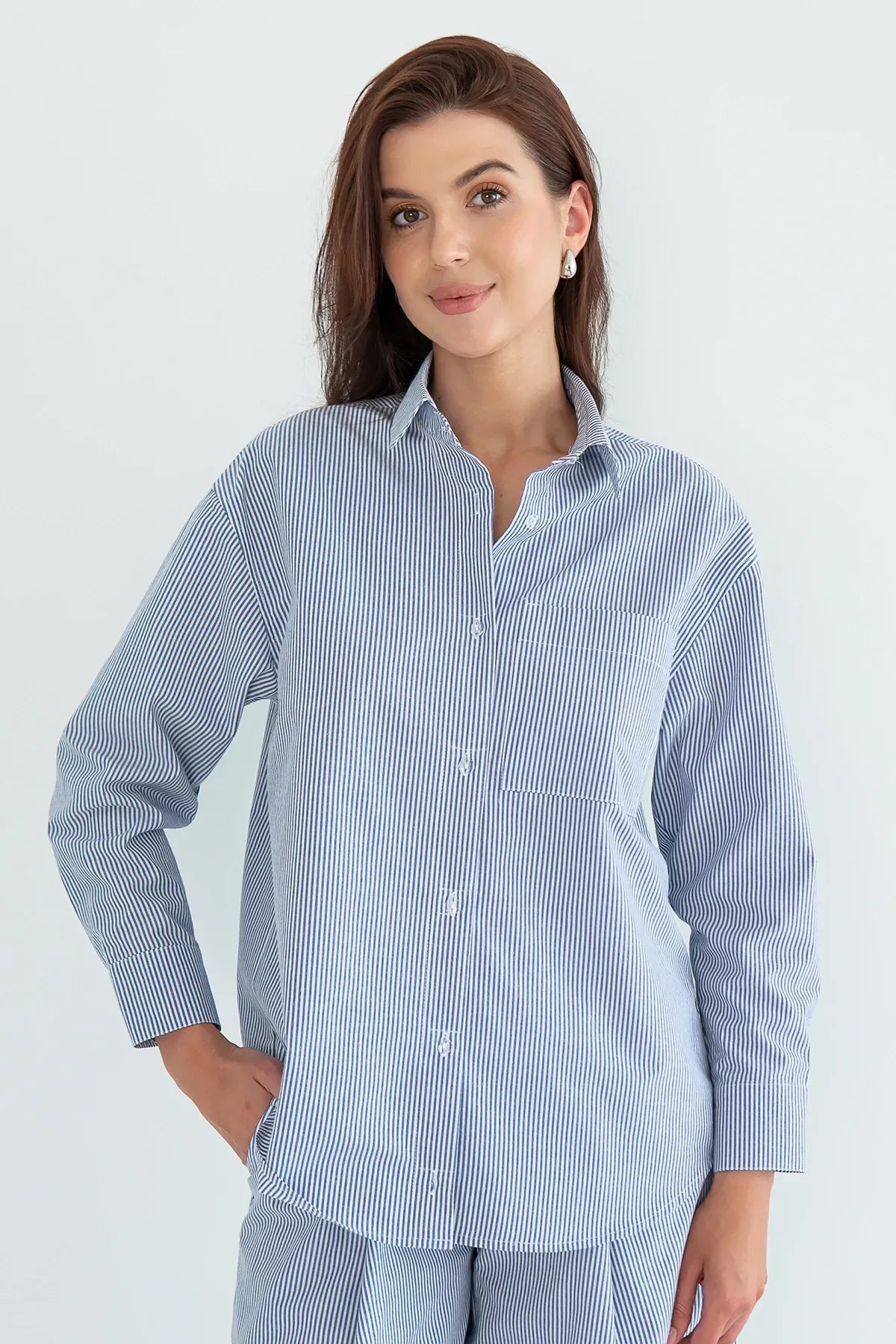 Хлопковая рубашка Seaside HL0058-75-60