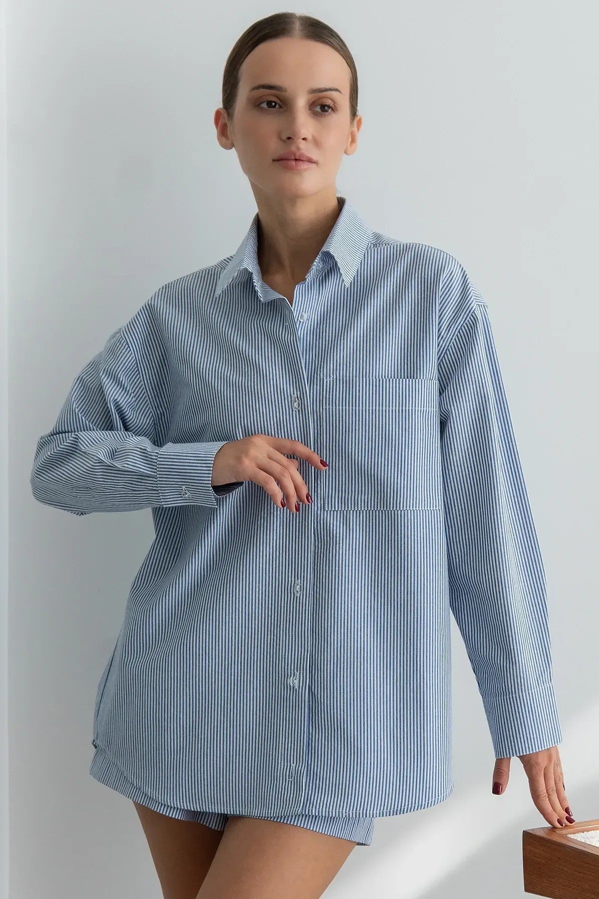 Хлопковая рубашка Seaside HL0058-75-60