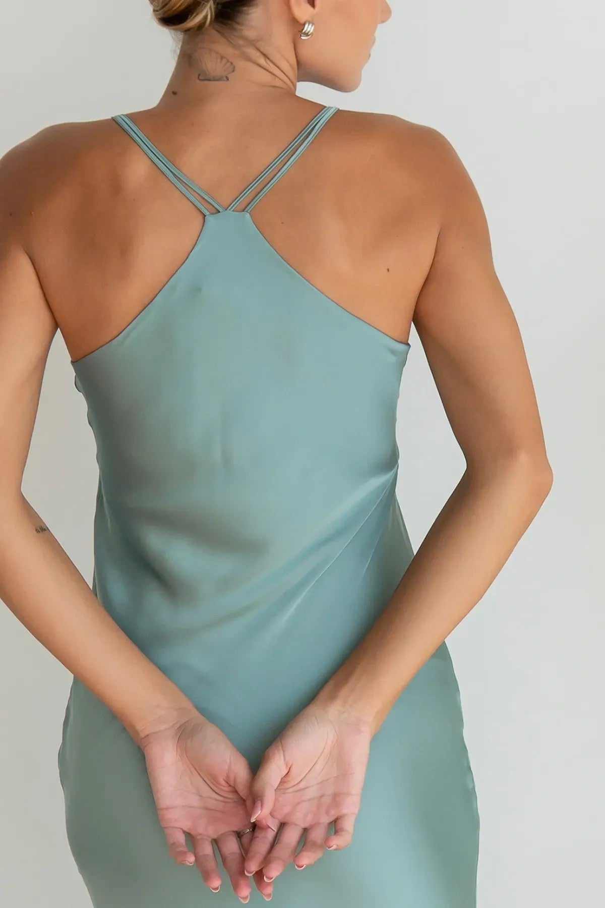 Шелковая сорочка на тонких бретелях Shalfey SH0007-17-02