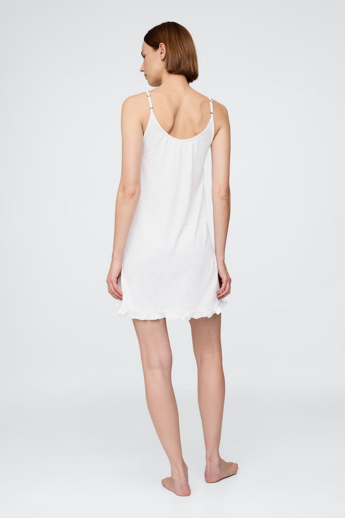 Сорочка с рюшами 751380641 white