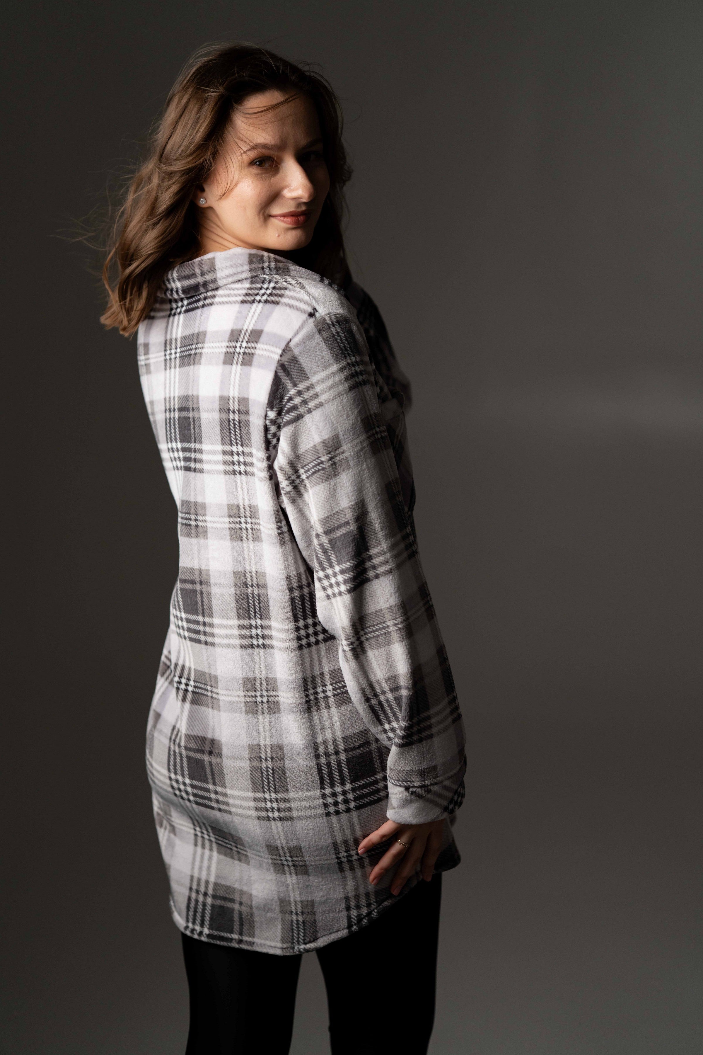 Сорочка з велсофту 25134