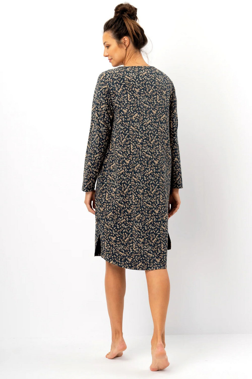 Хлопковая сорочка LND 707 blue