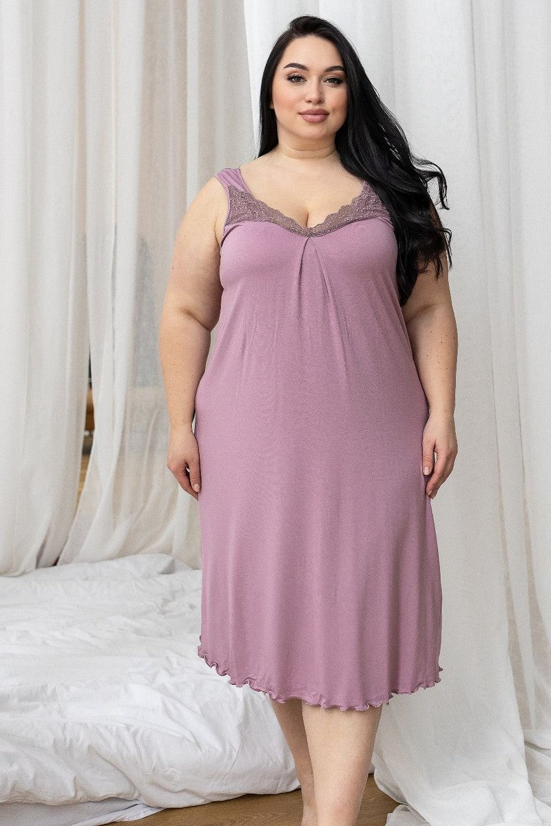 Ночная сорочка из вискозы Нф1220 lilac