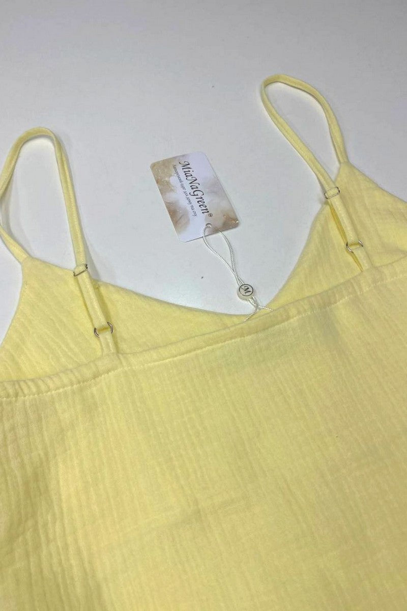Ночная сорочка из муслина Нж1807 yellow