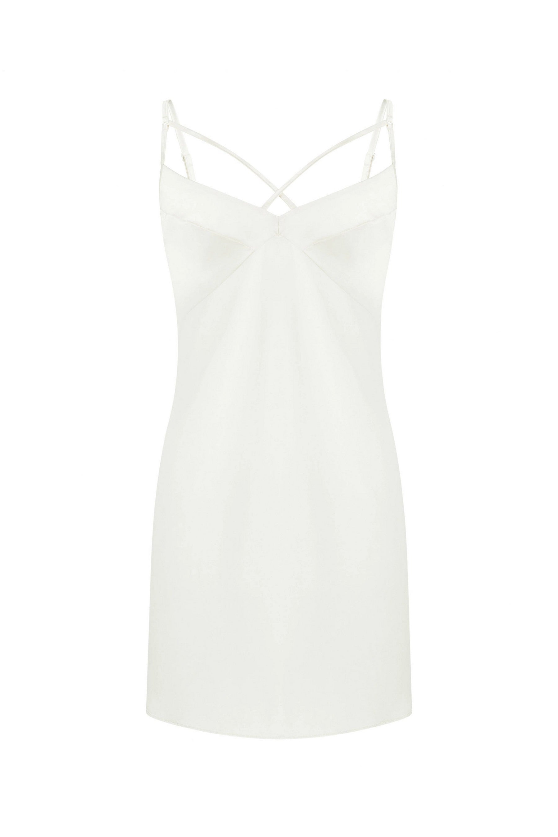 Сатиновая ночная сорочка 814-6095/03 champagne