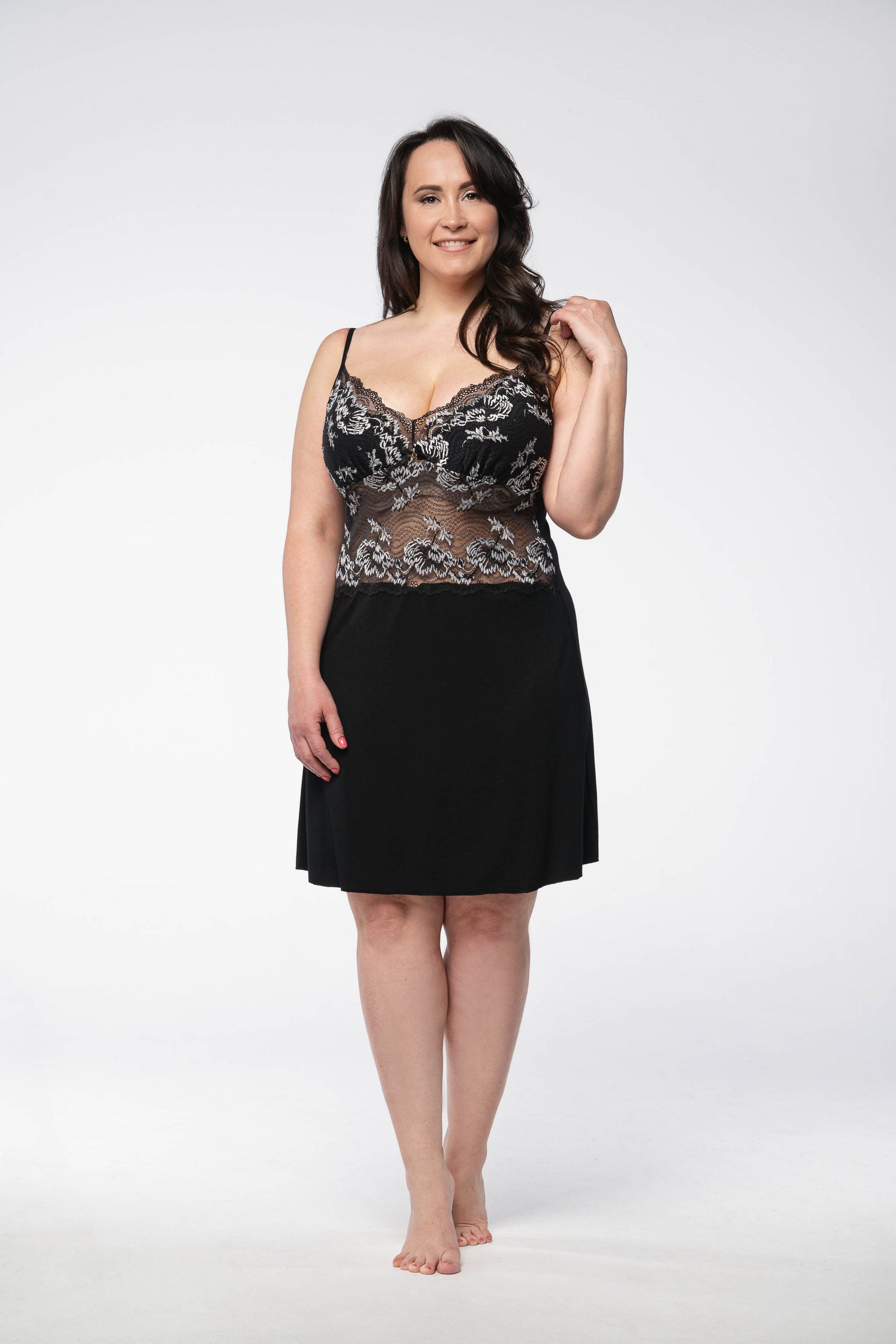 Ночная сорочка из вискозы 2223 black