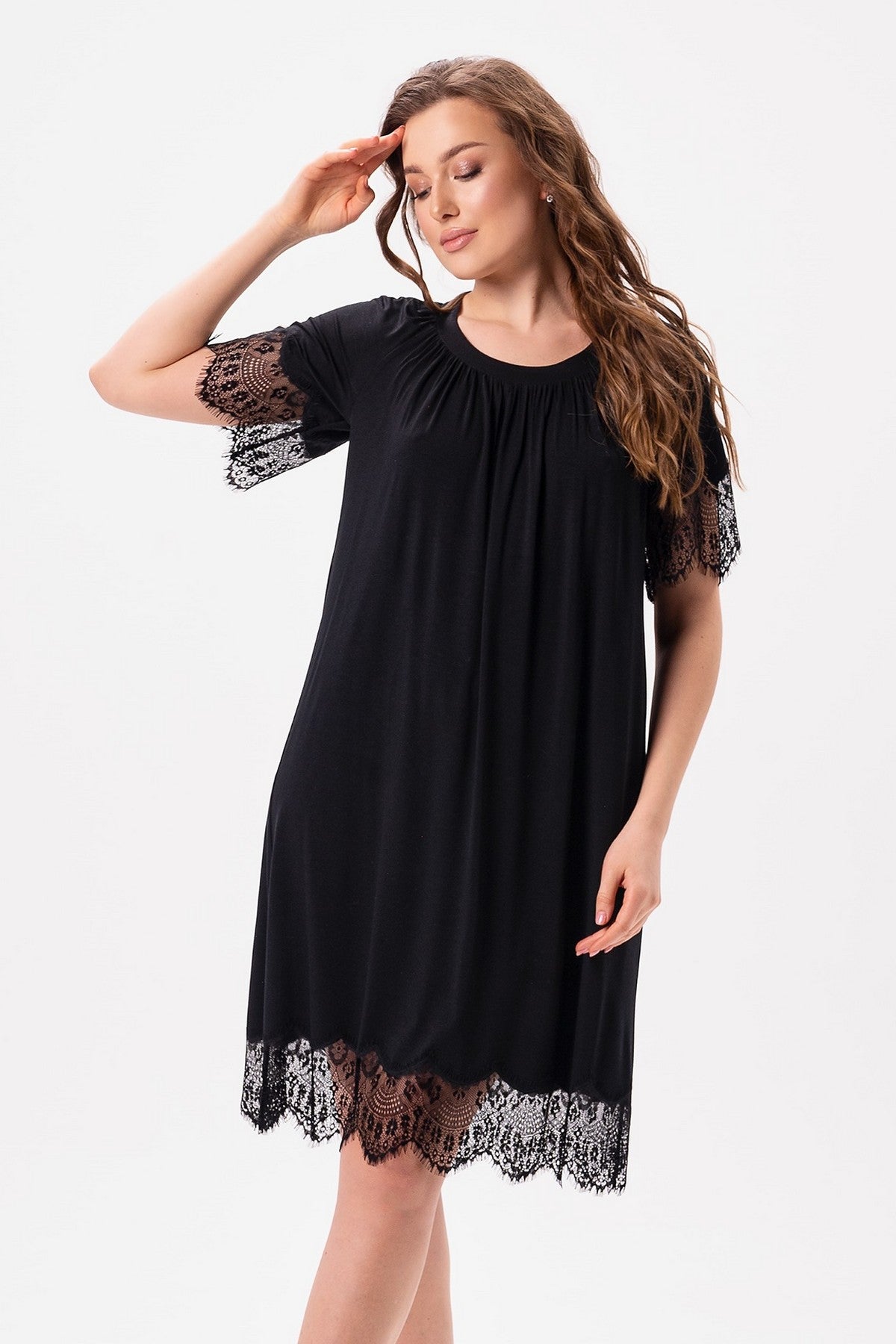 Сорочка з віскози 2624 black