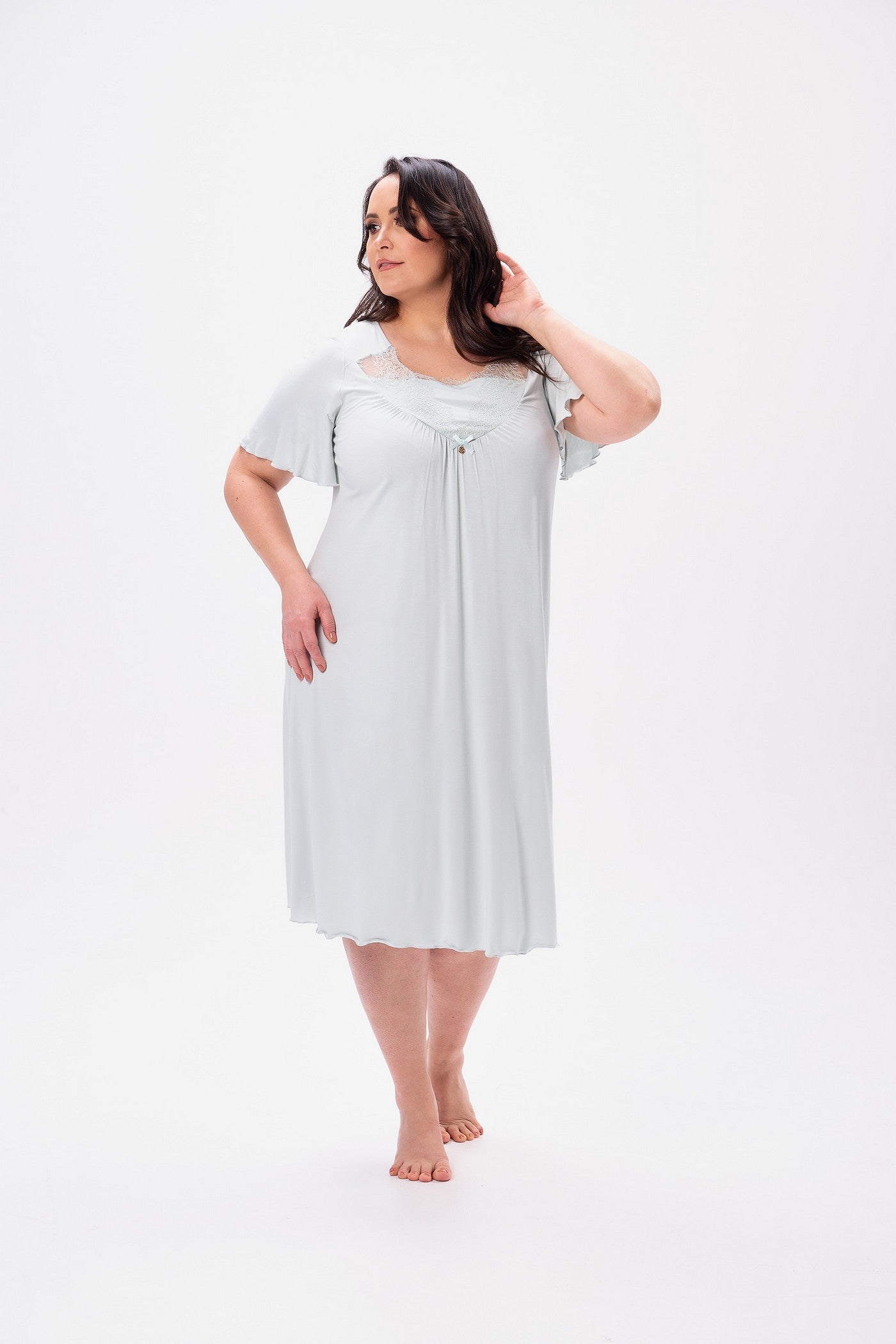 Ночная сорочка из вискозы 2626 aqua