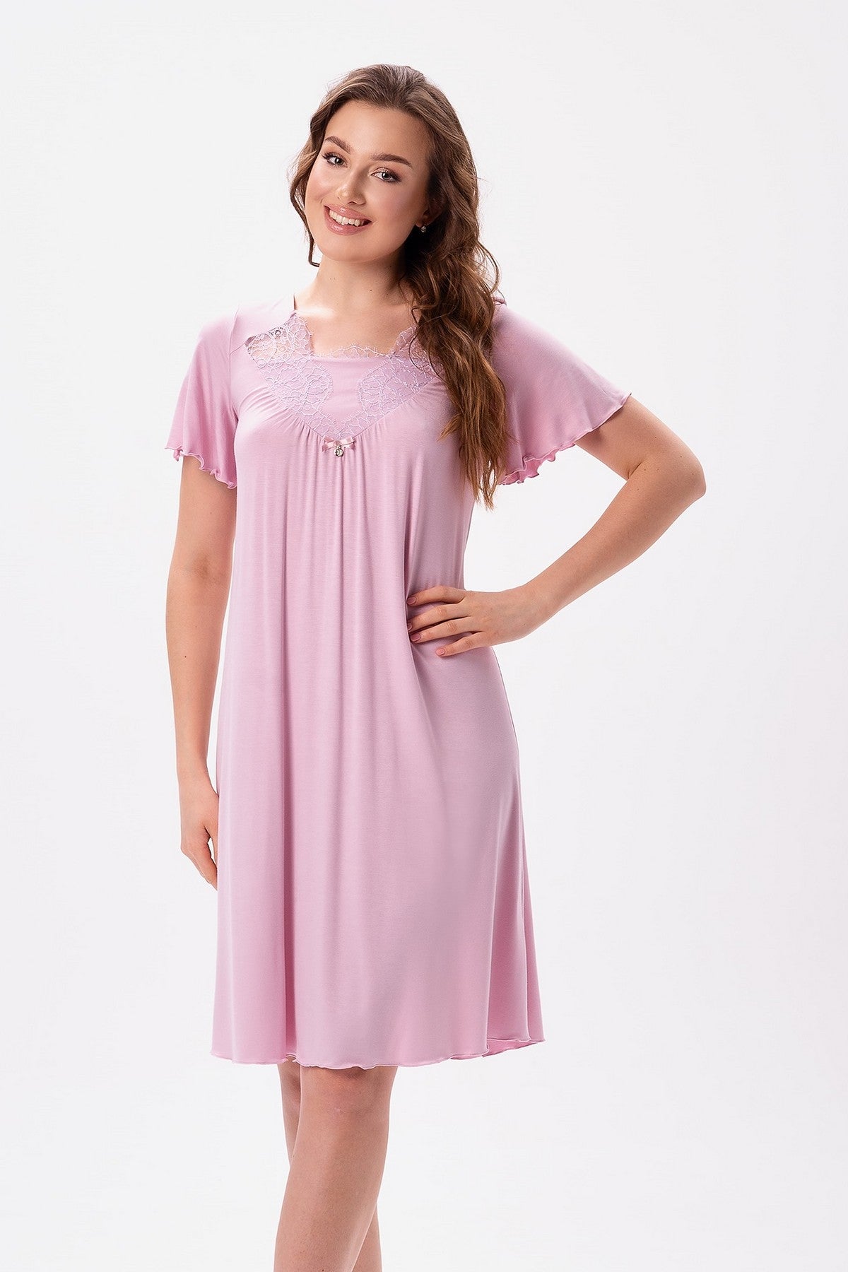 Ночная сорочка из вискозы 2626 light lila