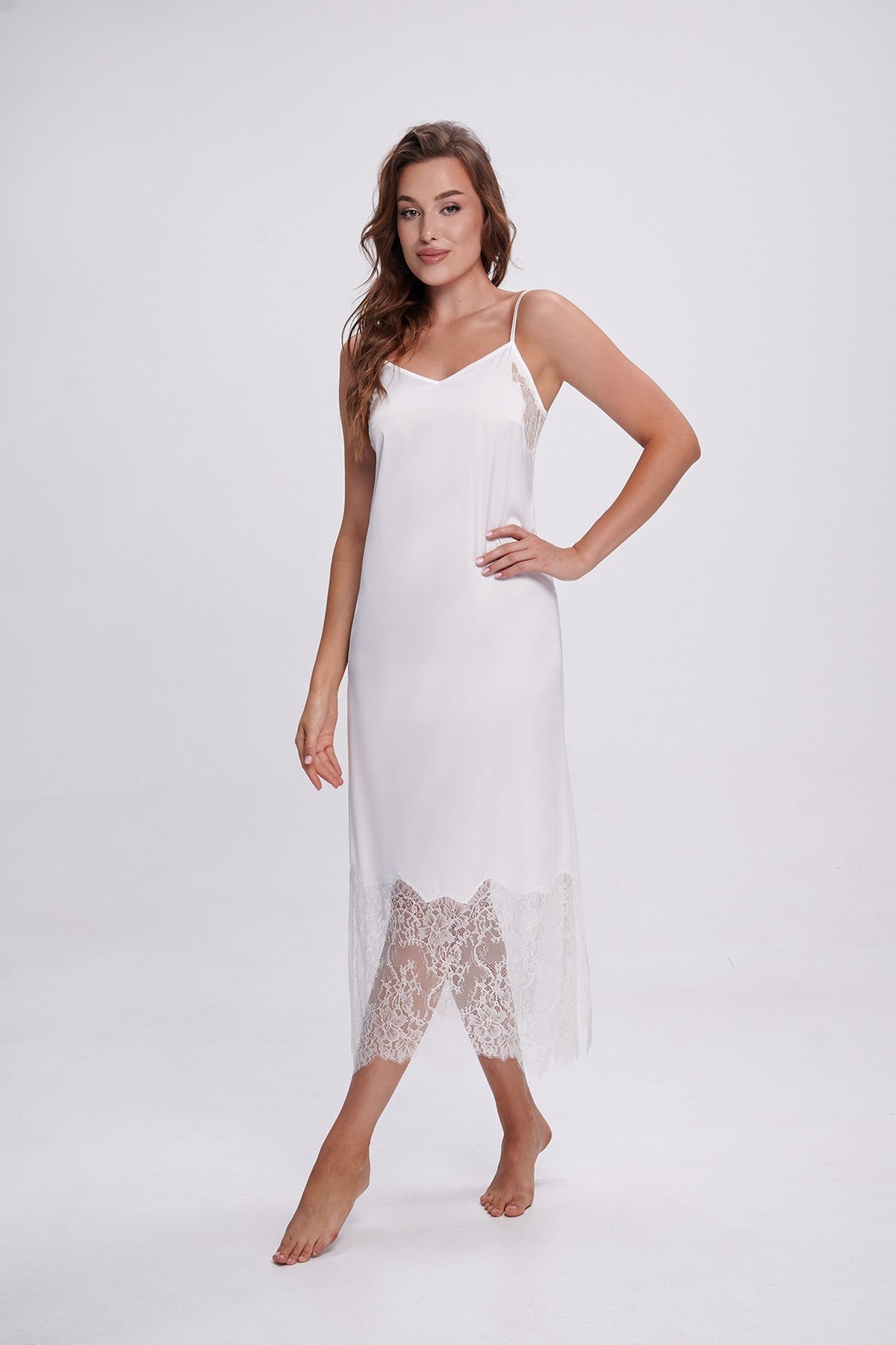 Подовжена сорочка 2702 ecru