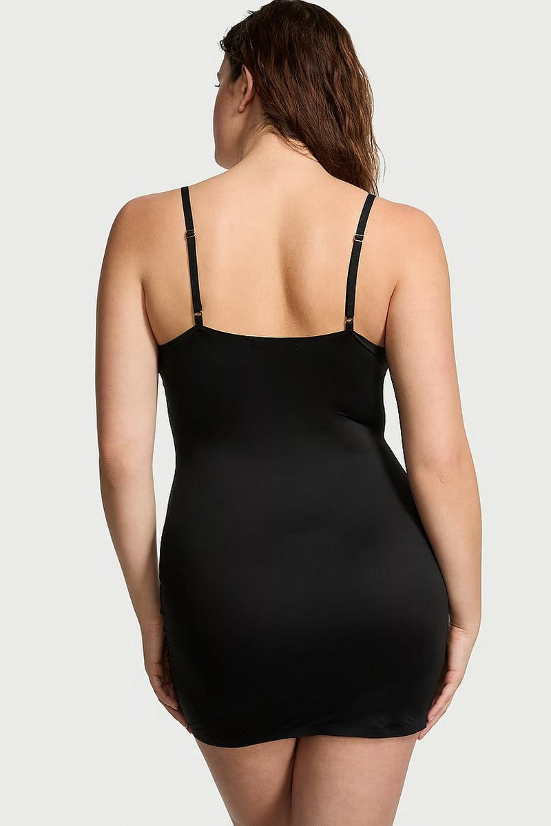 Бесшовное платье-комбинация 821883931 black