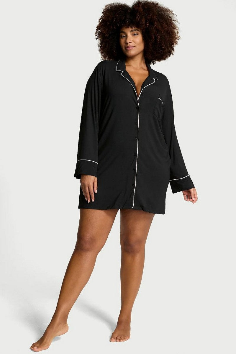 Ночная сорочка из модала 856266192 black