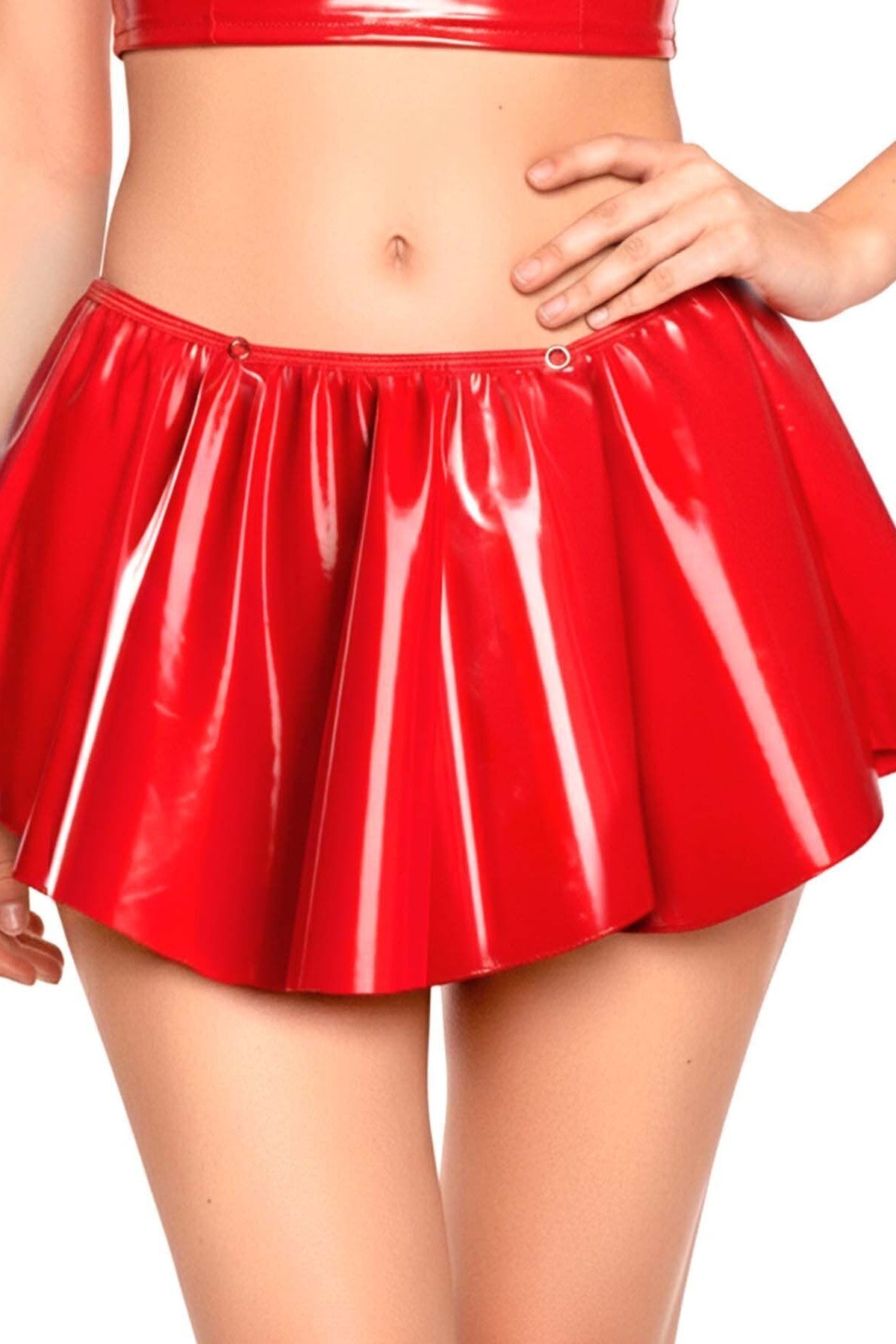 Лакована спідниця міні Lolita red Art of Sex