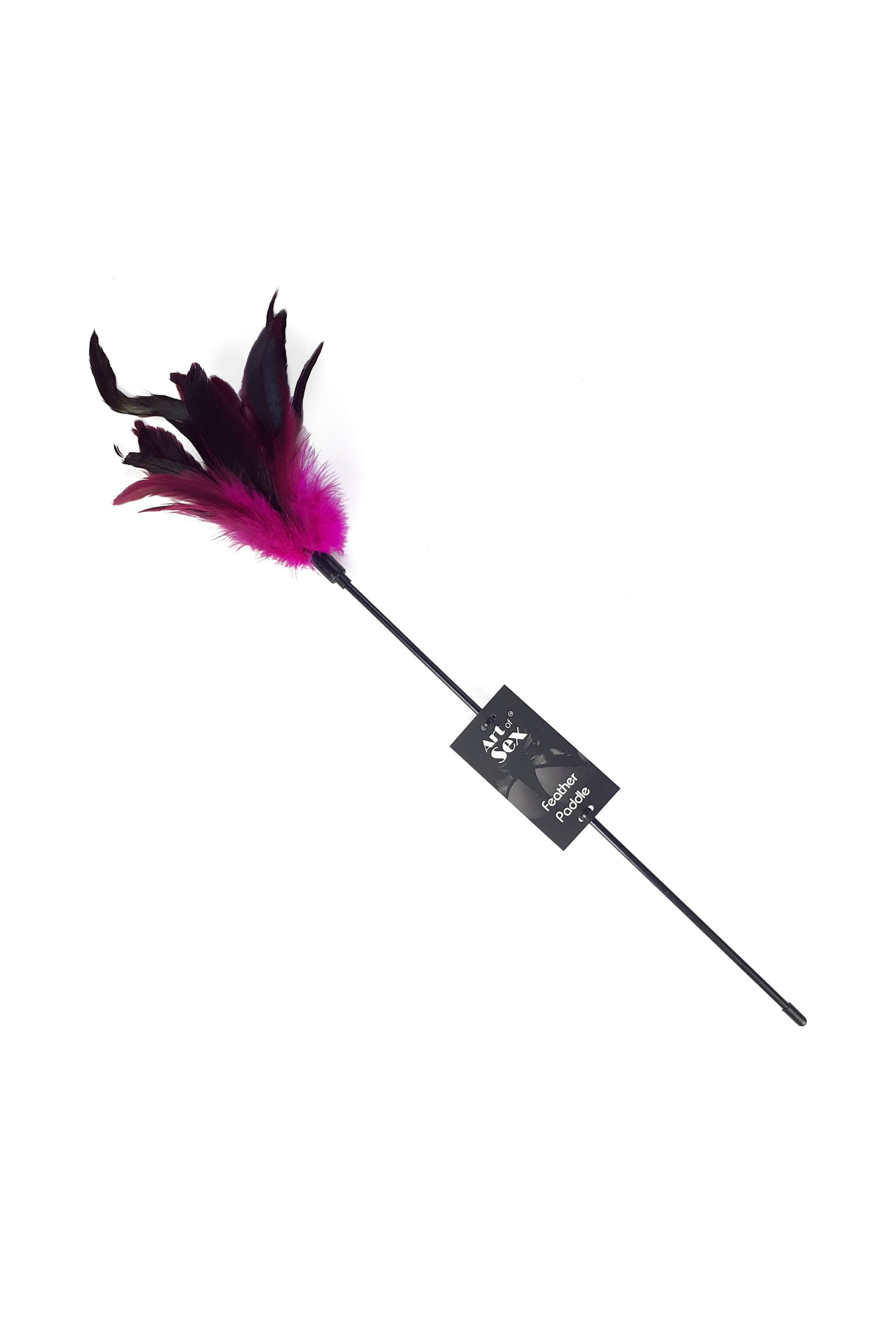Стек с пером петуха Feather Paddle pink