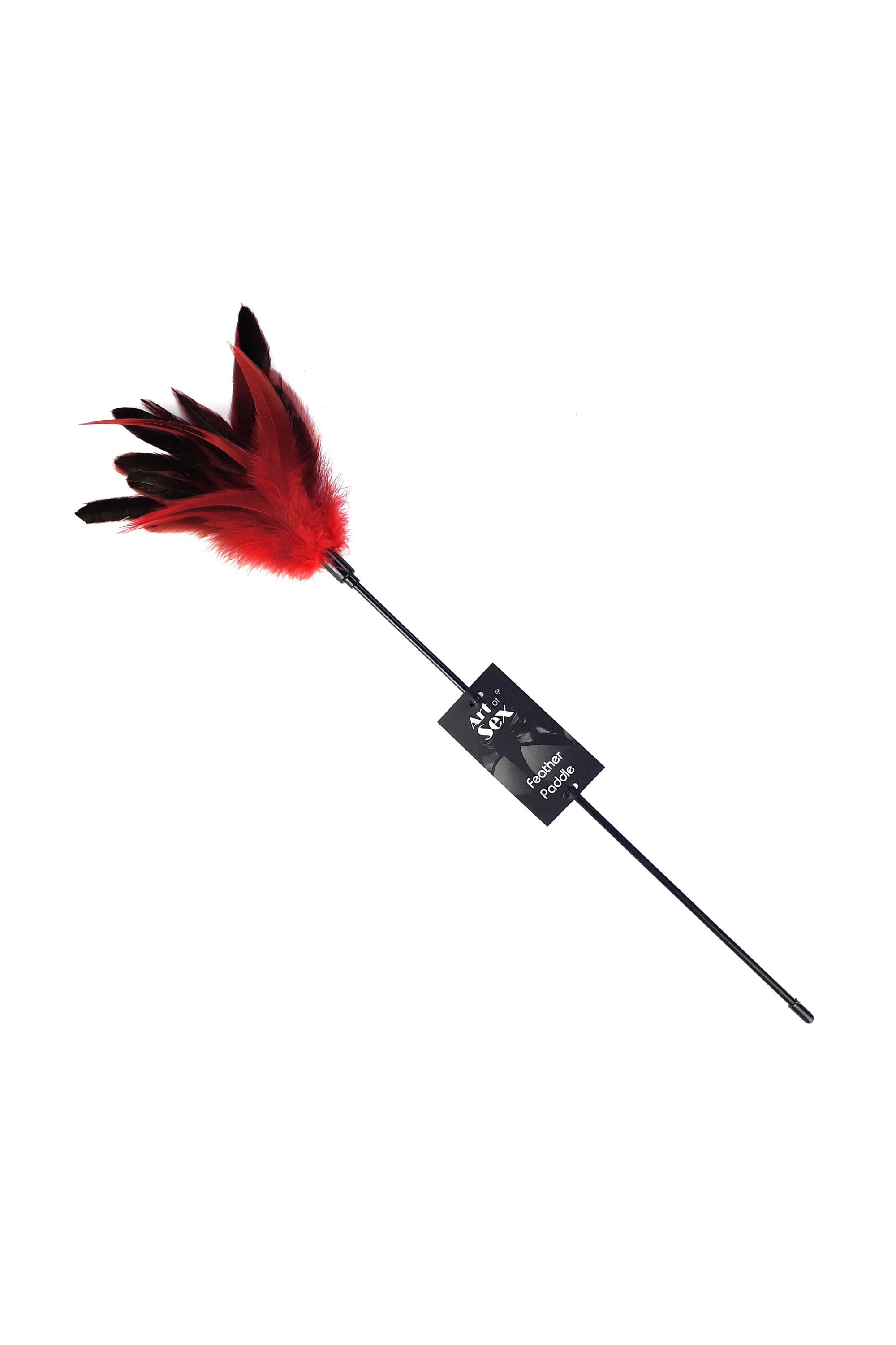 Стек с пером петуха Feather Paddle red