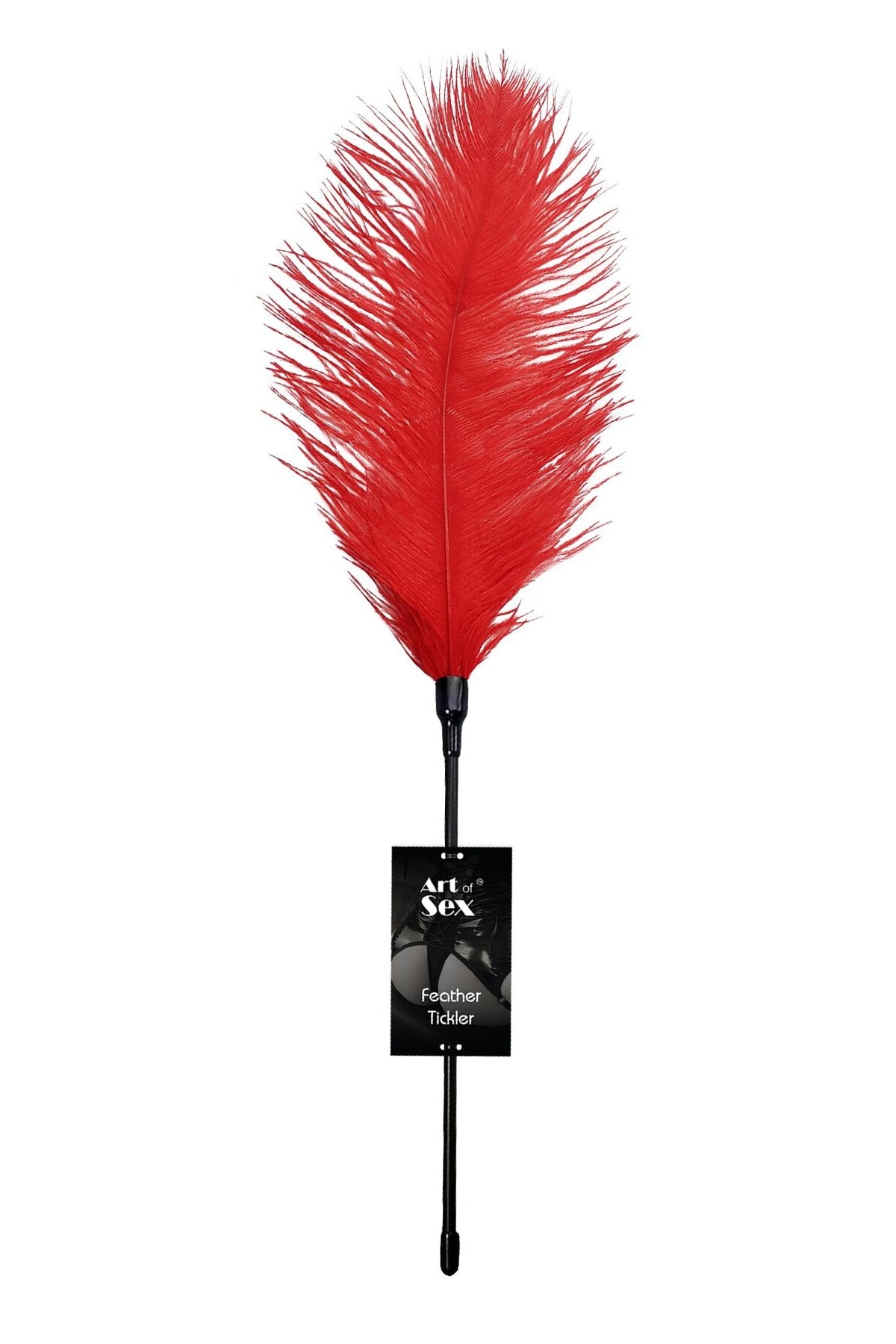 Стек с пером Feather Tickler red