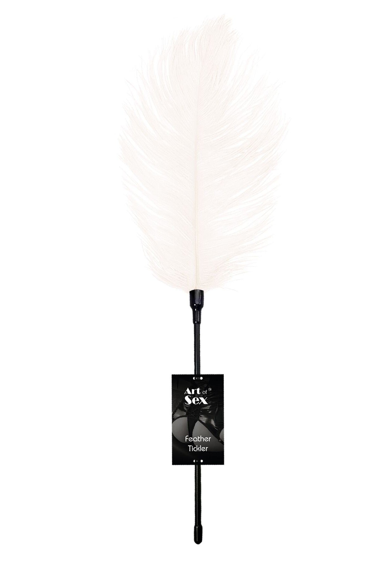 Стек с пером Feather Tickler white