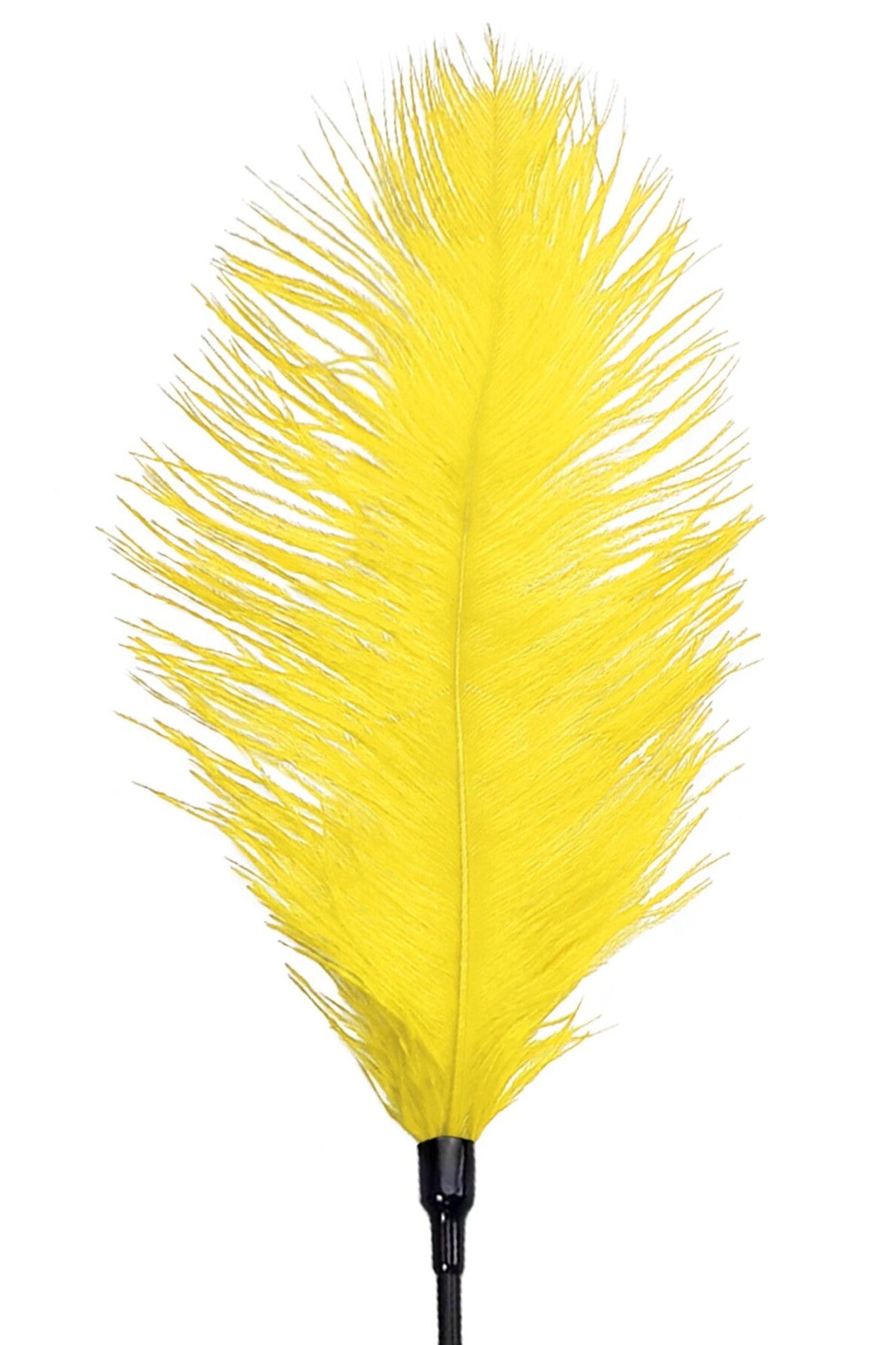 Стек с пером Feather Tickler yellow